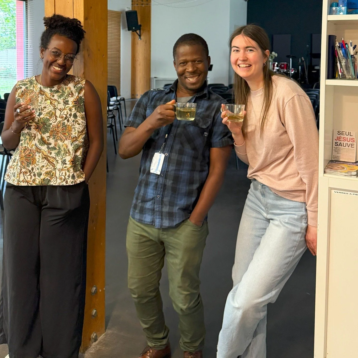Flashback: game night memories we still smile about. Tea was poured, tiles were placed, and laughter ensued.

#refugeeoasis #buildingcommunity #throwback
