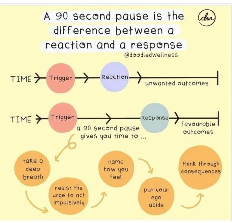 Response vs. Reaction: The Power of the 90-Second Pause — TDT ...