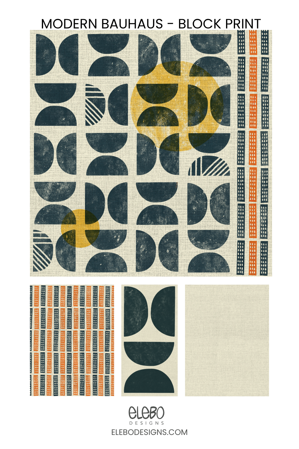Modern Bauhaus - Block print