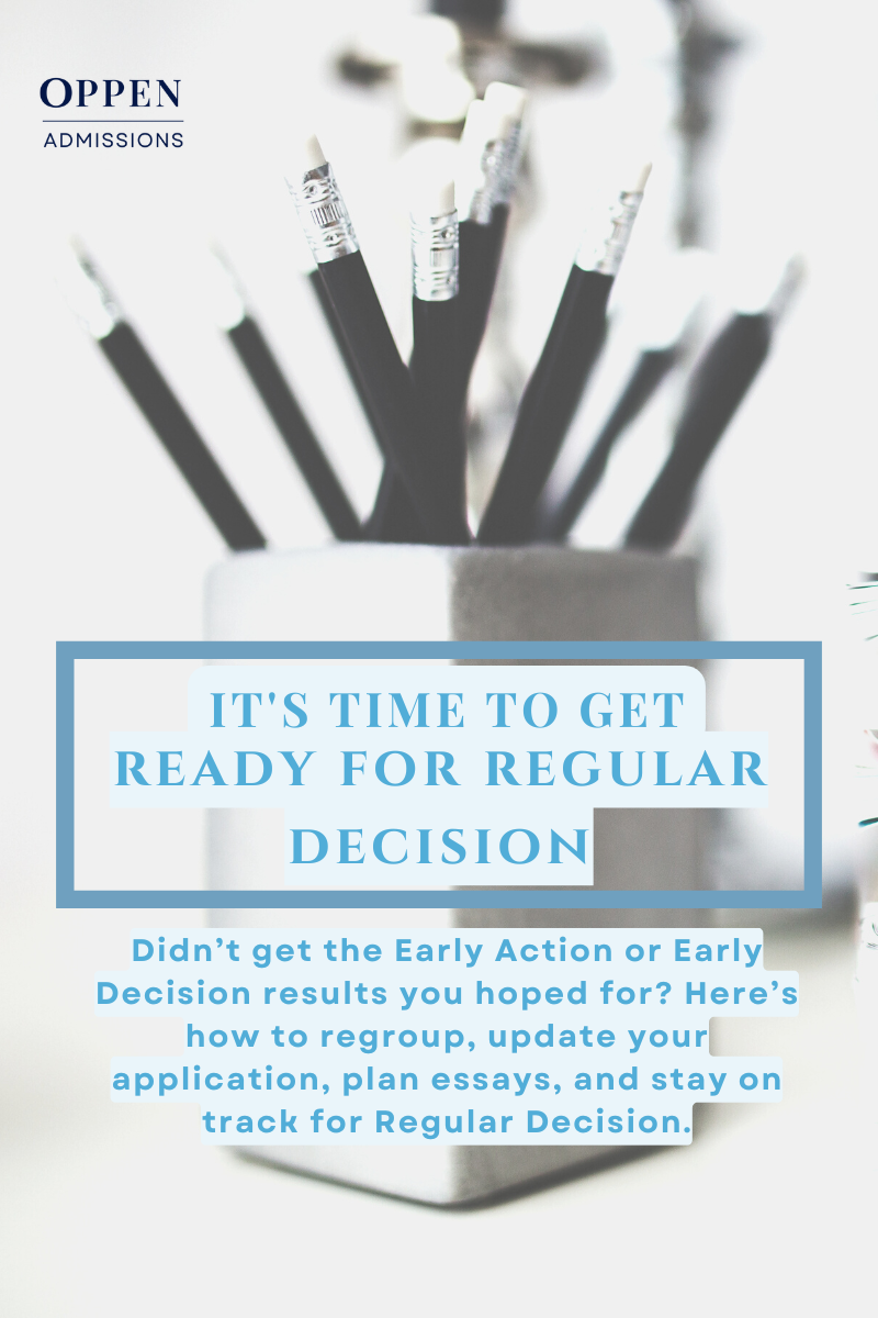 Regrouping for Regular Decision Season