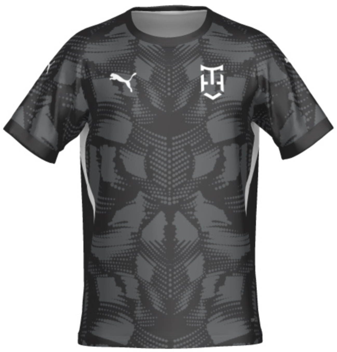 HAT-TRICK RAGLAN Round Neck Playing Jersey - Black