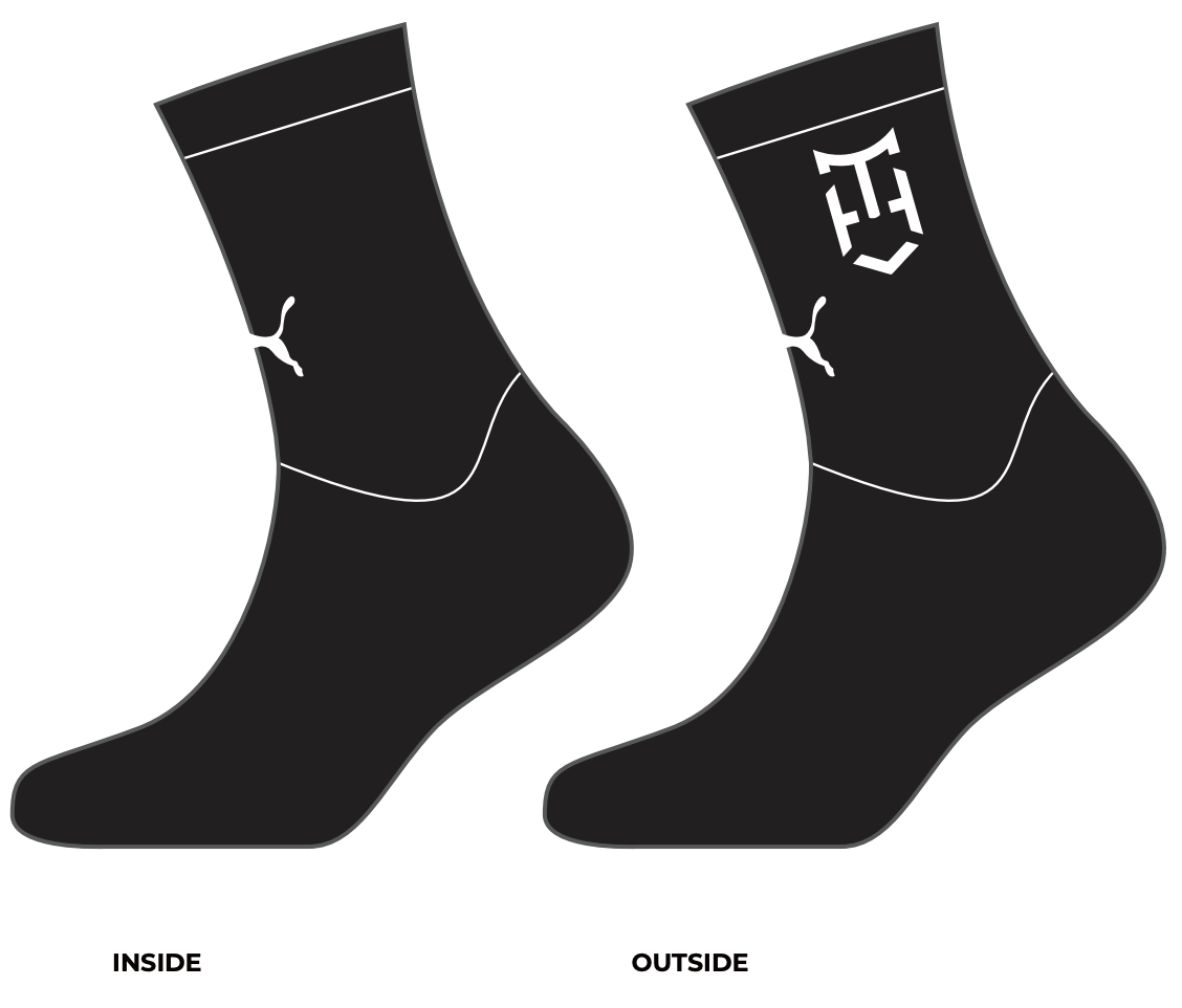 HAT-TRICK CASUAL Socks - Black