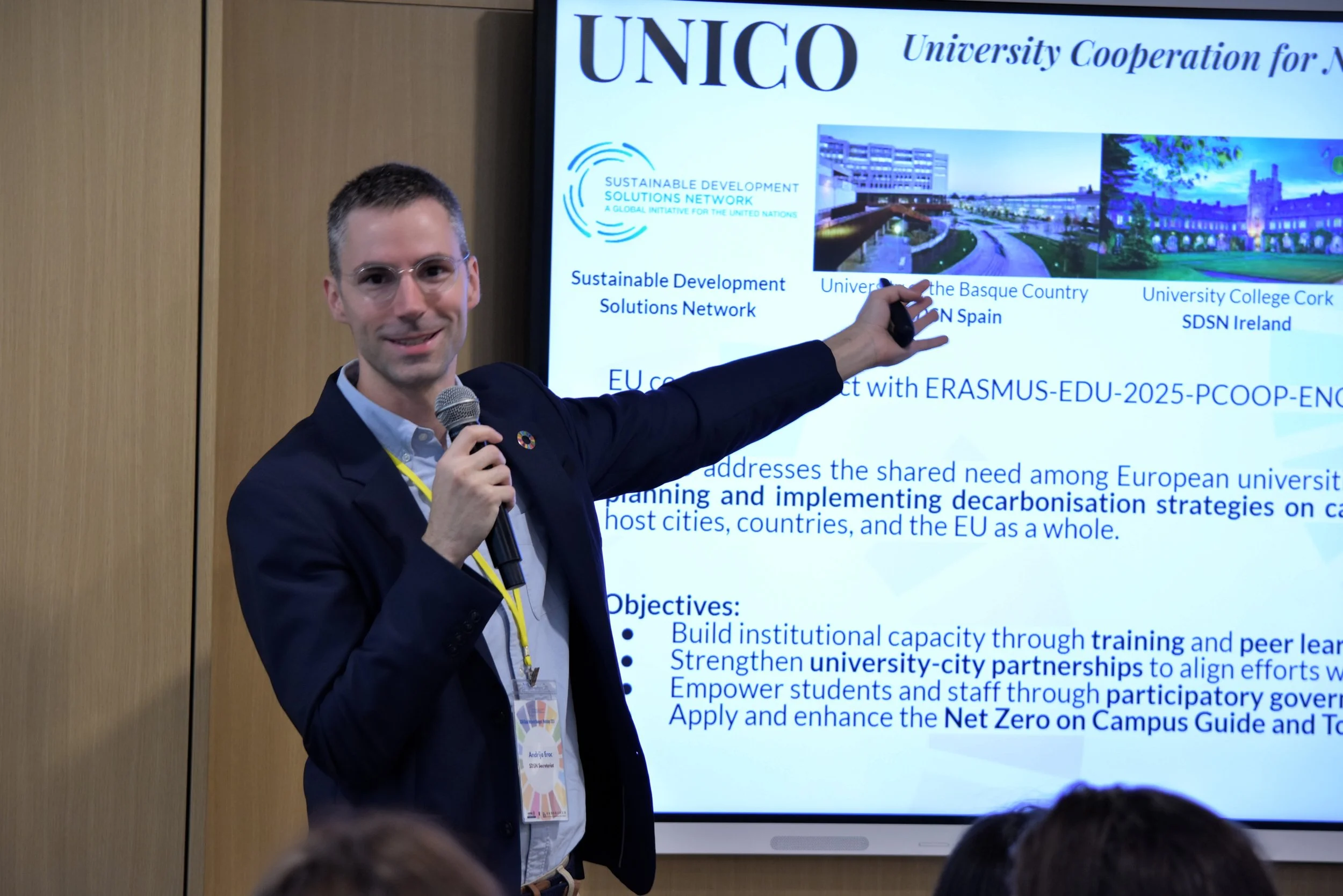 SDSN Secretariat showcases the UNICO Project at Global Network Managers Workshop