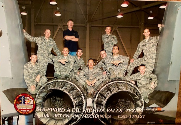 Air Force jet engine mechanics