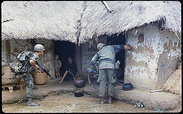 1st Air Cavalry Division checking a house