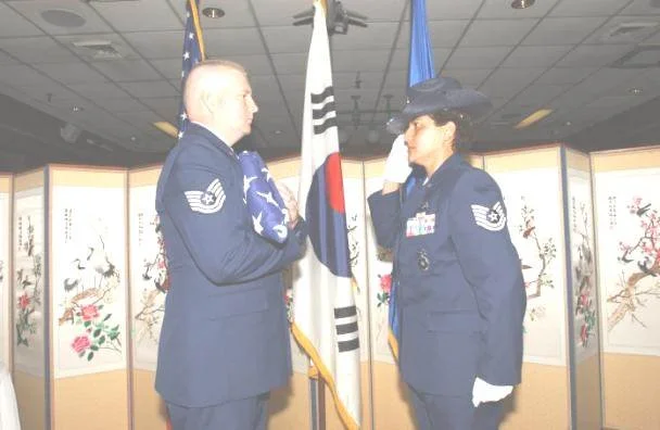 Air Force retirement ceremony