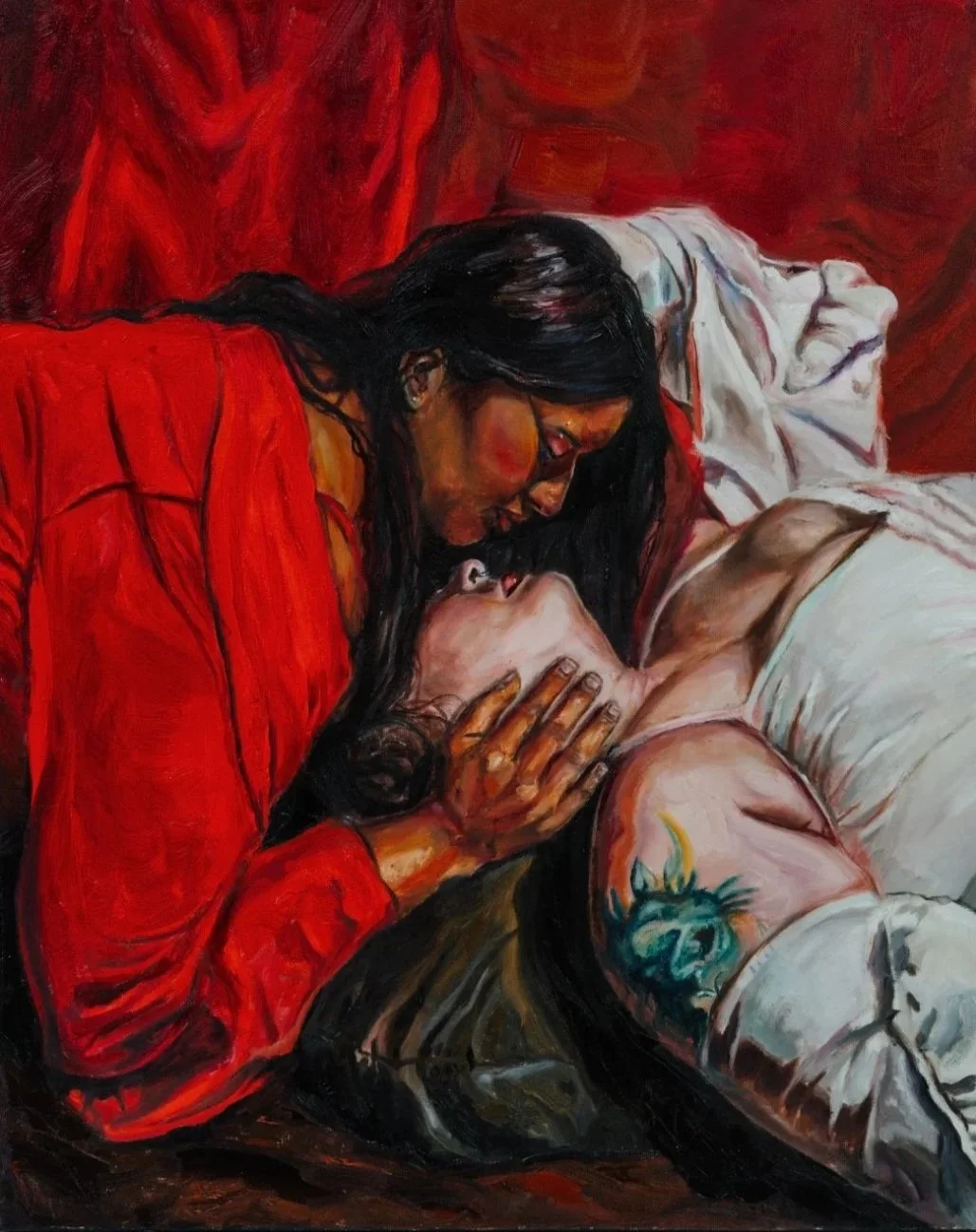 Your Sweet Touch (2025) 
Oil Paint on canvas - 20inx24in