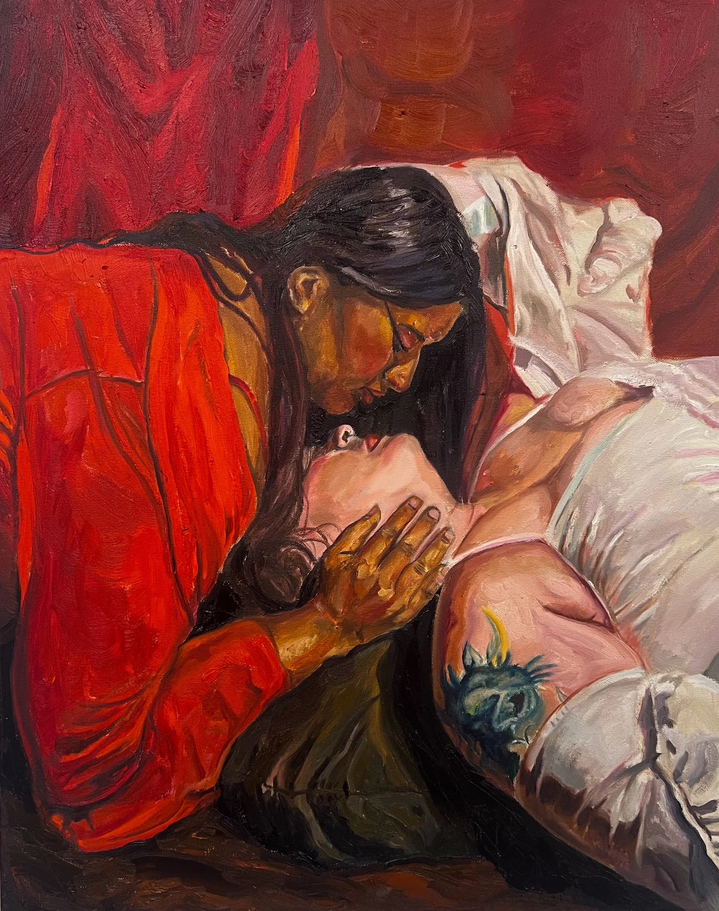 Your Sweet Touch (2025) 
Oil Paint on canvas - 20inx24in