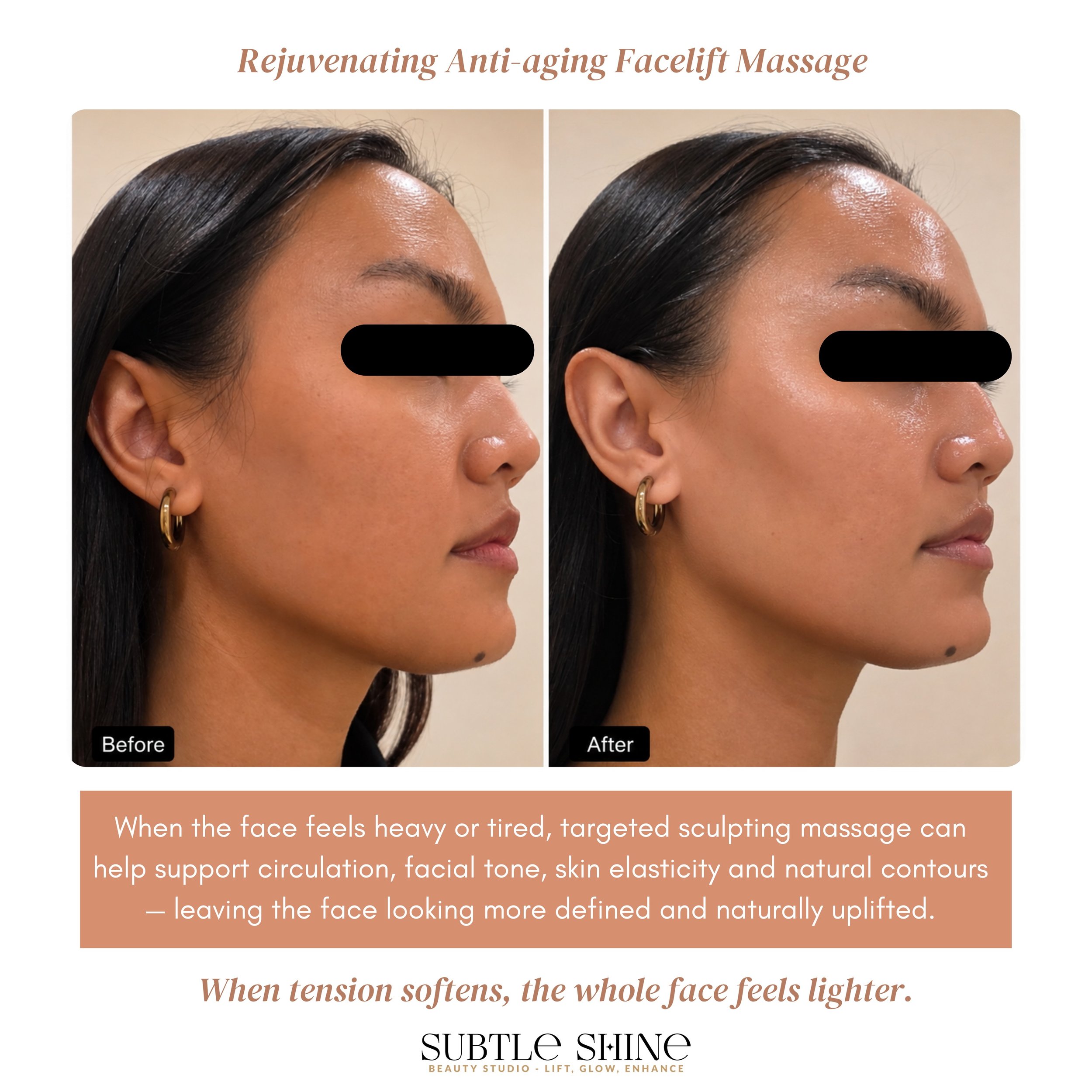 Our facial muscles are constantly working through expression and everyday movement. A combination of targeted facial massage techniques can help support circulation, facial tone, skin elasticity and natural contours &mdash; leaving the face looking m