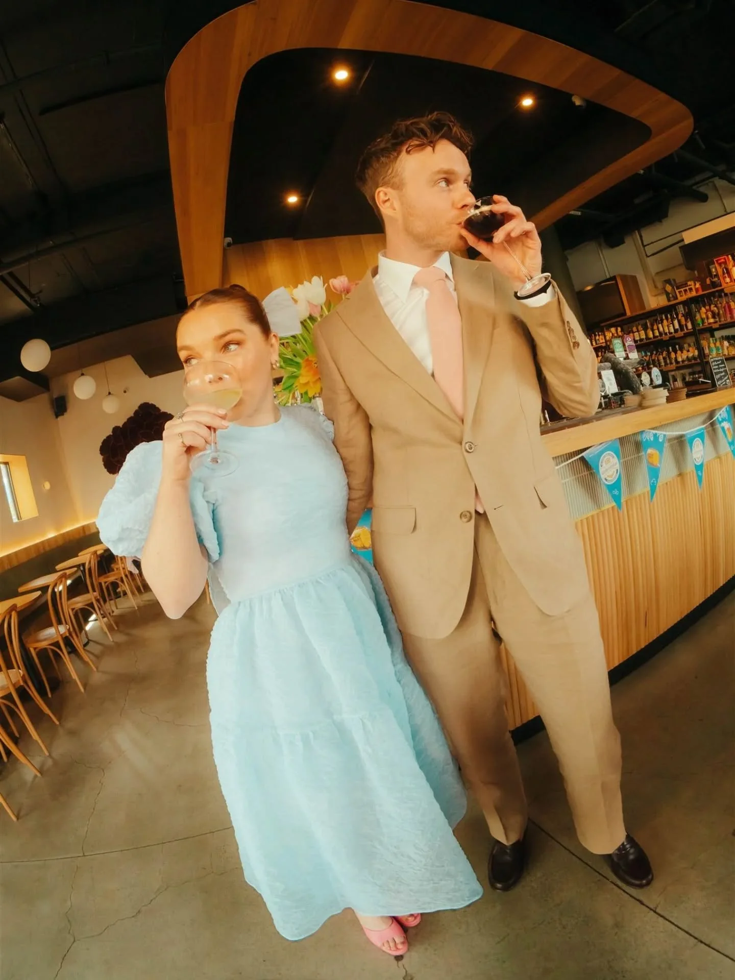 Henry &amp; Beth! 
&quot;Relaxed and fun&quot; was the brief. They wanted to sit in every meaningful moment and have the ceremony lead into a great party. 

Worth a mention is the emotion felt during their walk down the aisle. 
Beth and Henry did a f