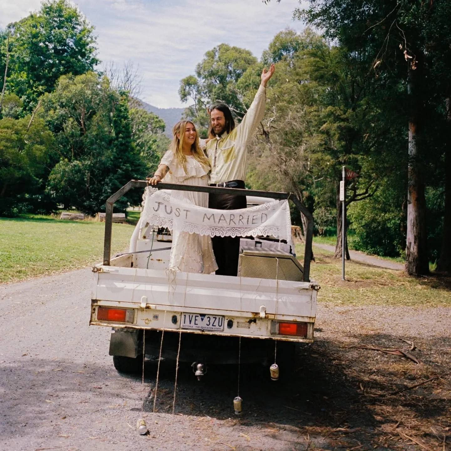 When Ricky met Melissa, it was one of those "right place, right time" kind of moments. 

They tattooed each others initials during their first date, while drinking goon and blood orange (iconic)
And while I described this time in their live