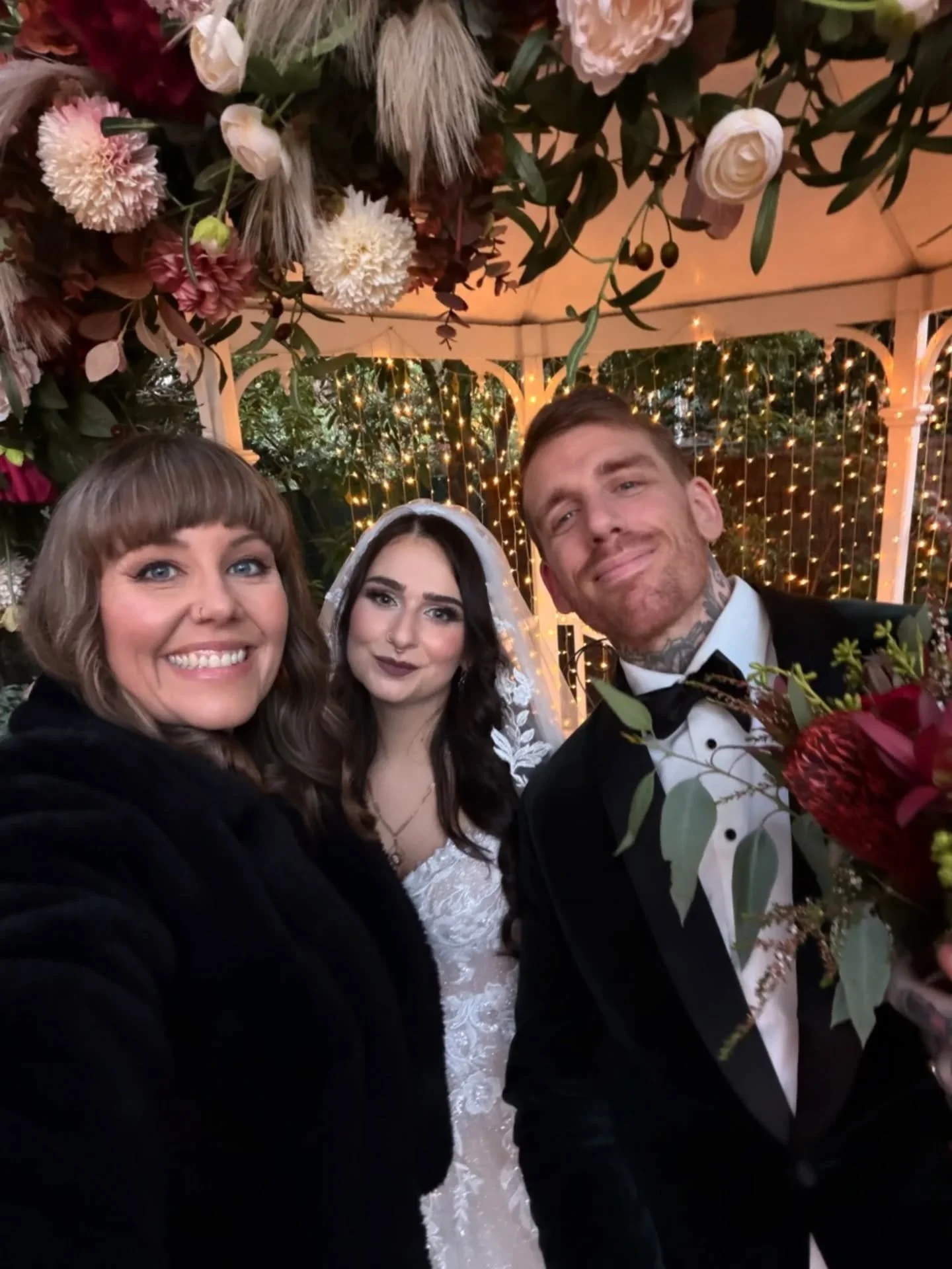 Georgia &amp; Klaiden! Complete with ceremony doggo, fairy lights in a forest setting AND sound effects to properly paint a picture of Klaidens reaction to seeing Georgia for the first time in the flesh.
Super genuine, full of personality and I could
