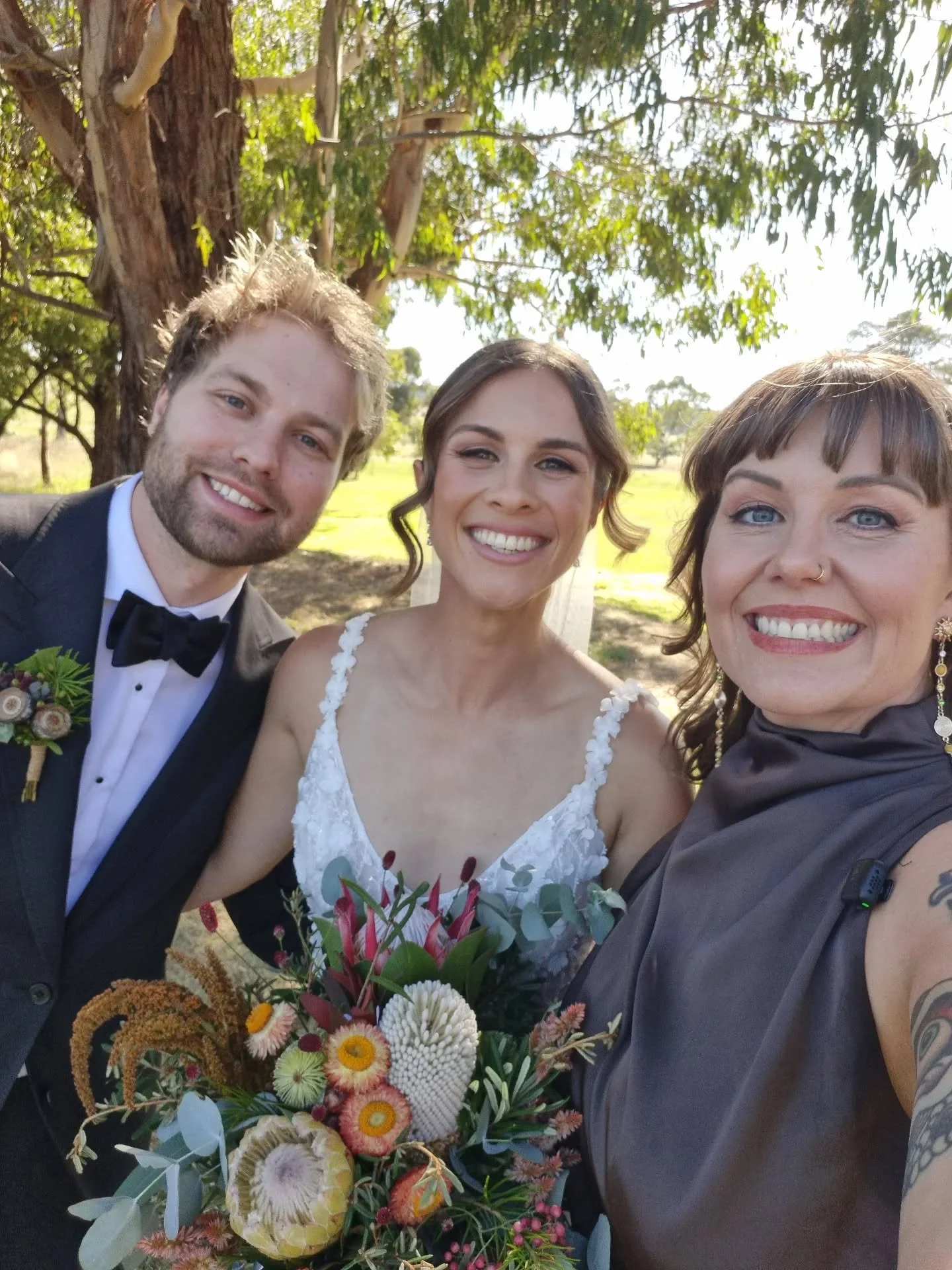 "Sheridan made our wedding ceremony everything we could have dreamed of and more! We could not fault her easy-going nature, excellent communication throughout the whole process, and talent for creative writing and delivery on the day. 
Highly, h