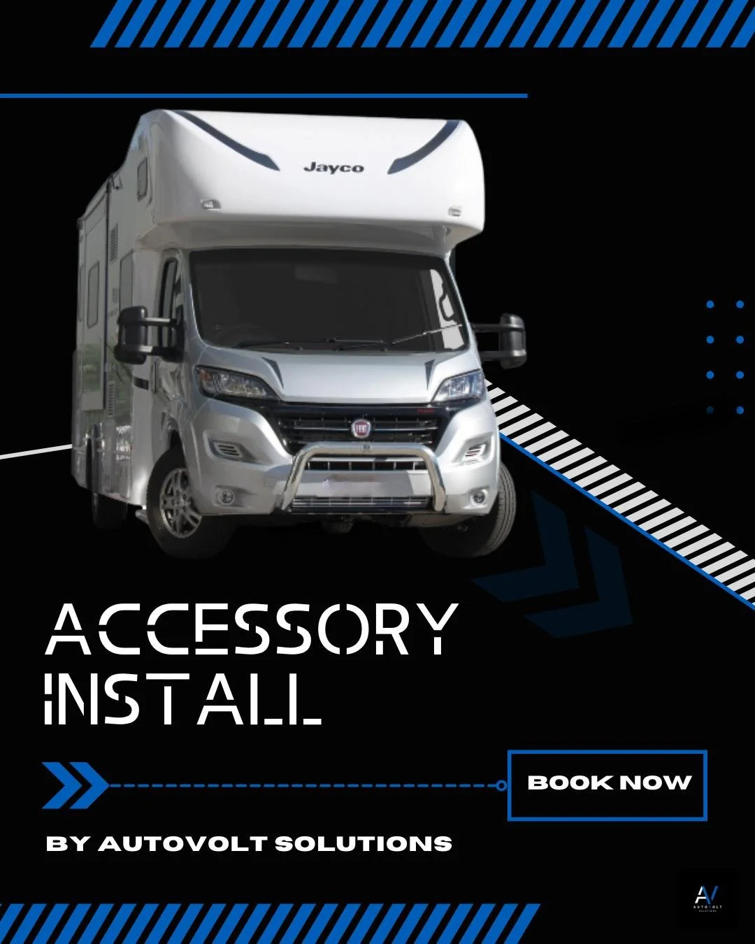 On the Road with a Fresh Setup! 

We recently supplied and installed an ECB nudge bar and the customer-supplied UHF radio on this Fiat Ducato (Jayco Conquest), just in time for their big adventure! Now, they&rsquo;re hitting the road with added prote