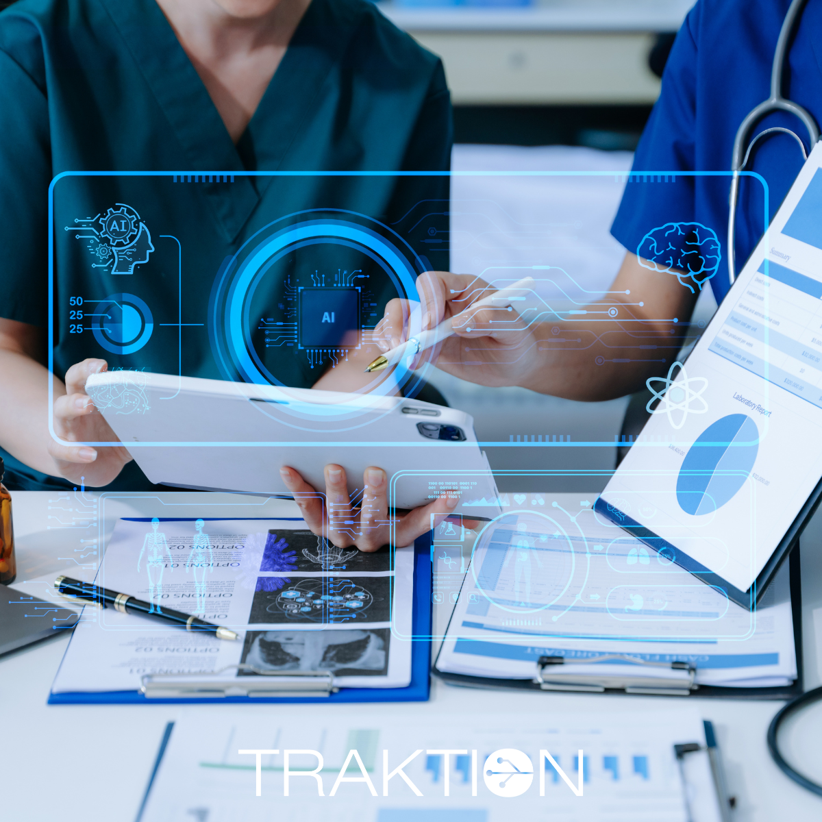 Image of analytics and data in healthcare