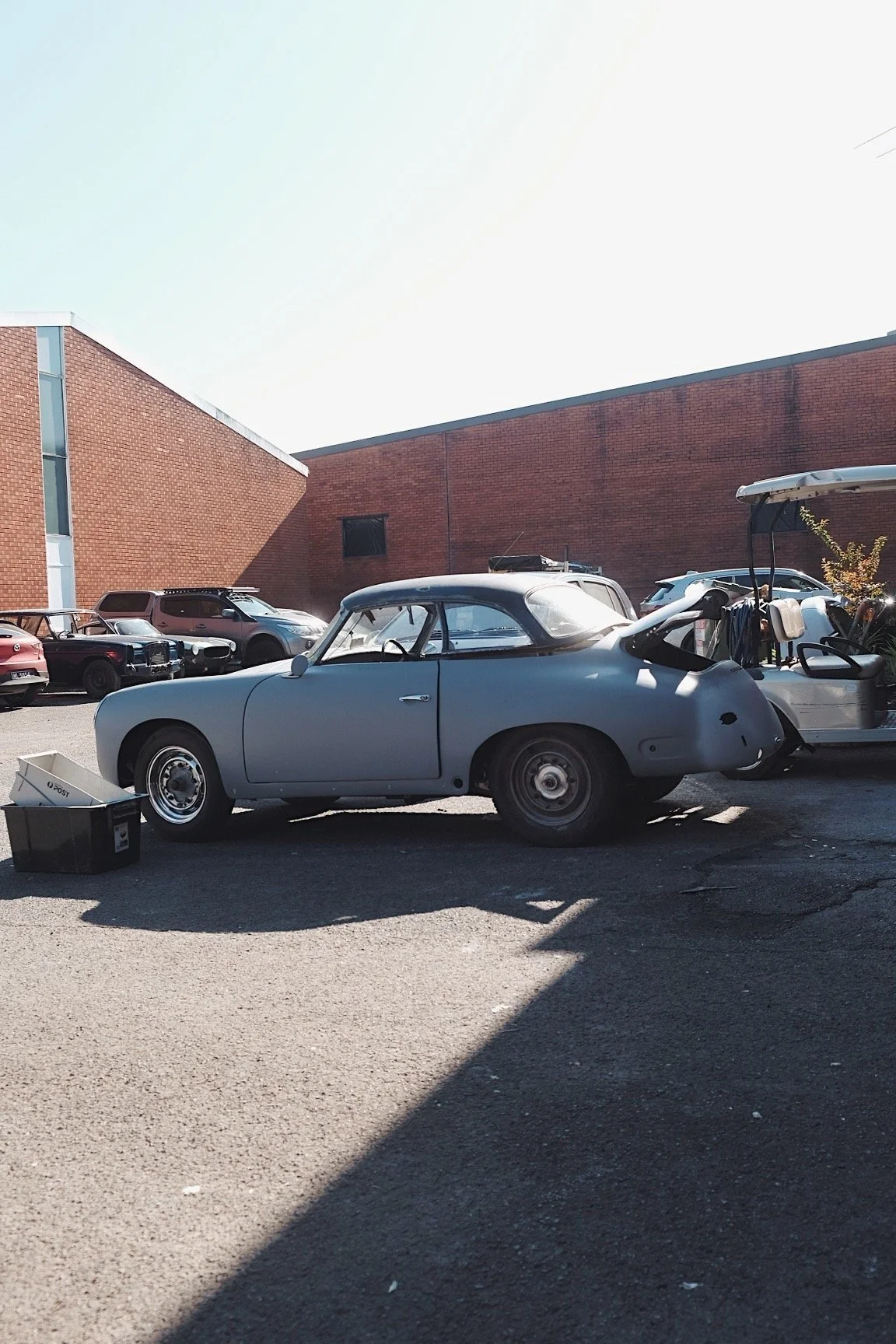 The day the customer received their 1961 Porsche 356B Cabriolet project.