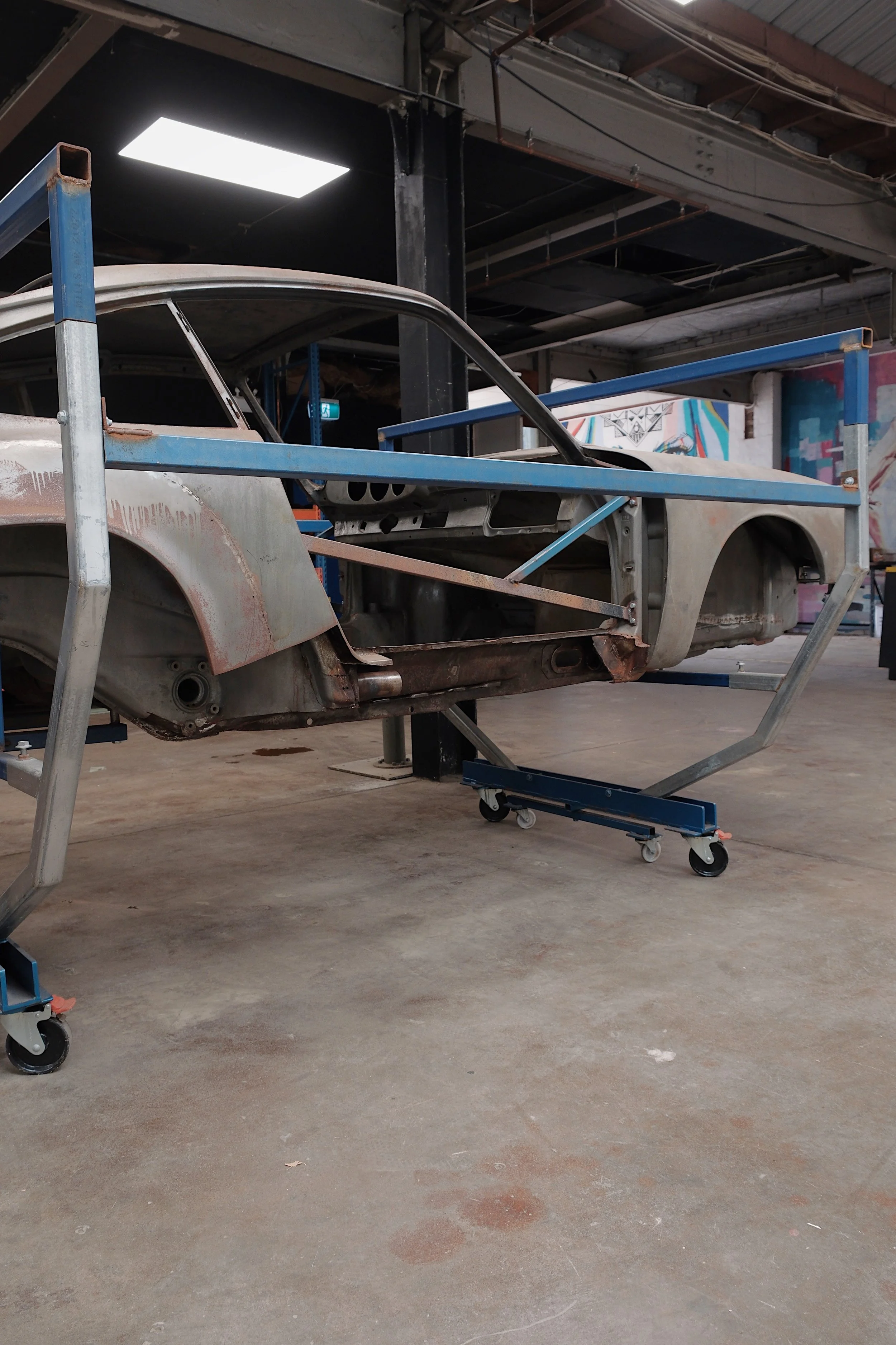 1966 Porsche 912 in to project manage metal repairs and paint work.