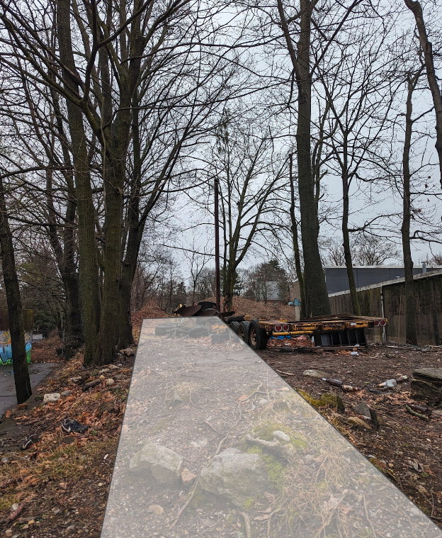 Current site conditions