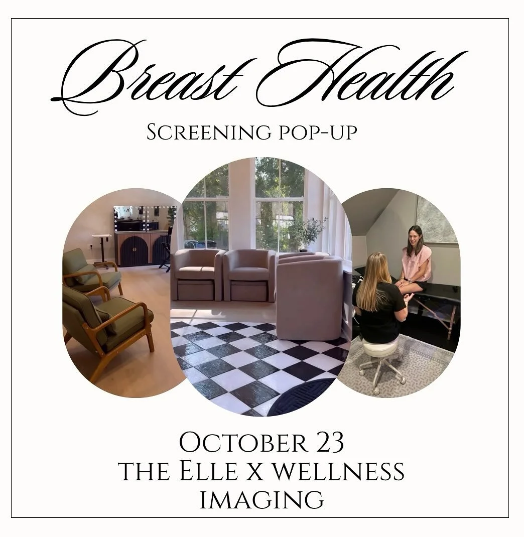 Wellness Imaging at The Elle! 
Join us at The Elle October 23 for preventative screening ultrasounds. 
In honor of Breast Cancer Awareness Month take a proactive step for your health. 🤍

✔️ Quick, painless, affordable
✔️ No doctor&rsquo;s order requ