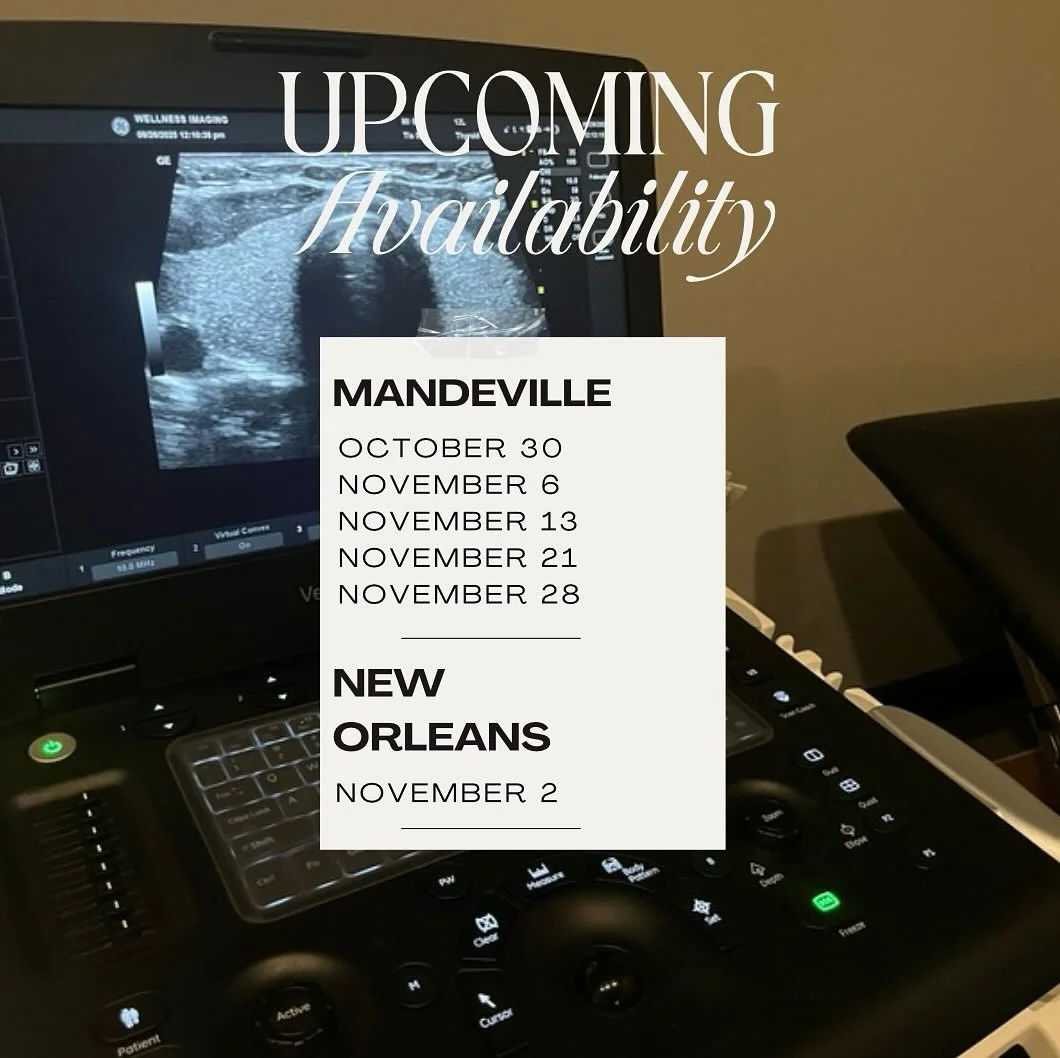 Prioritize your health today. 
Early detection saves lives.

Visit www.wellnessultrasound.com for more information or call 504-657-8865 to book your screening.

We can&rsquo;t wait to take care of you! 🫶🏼