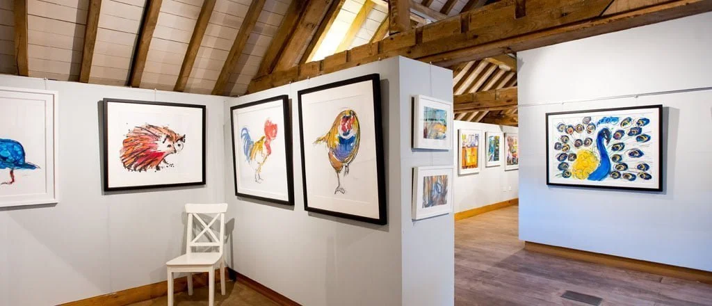 The art gallery at The Granary.