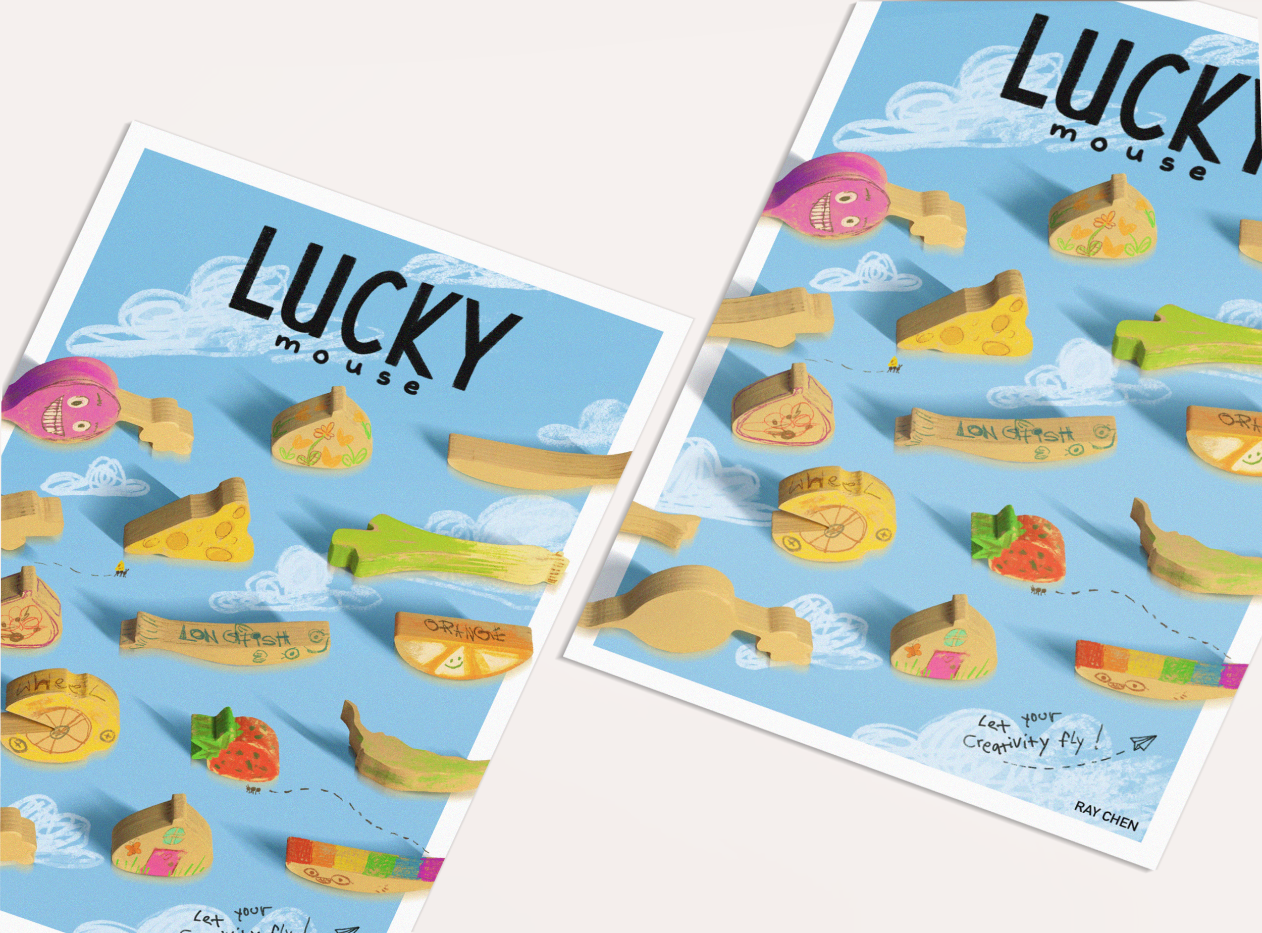 Lucky mouse toy design