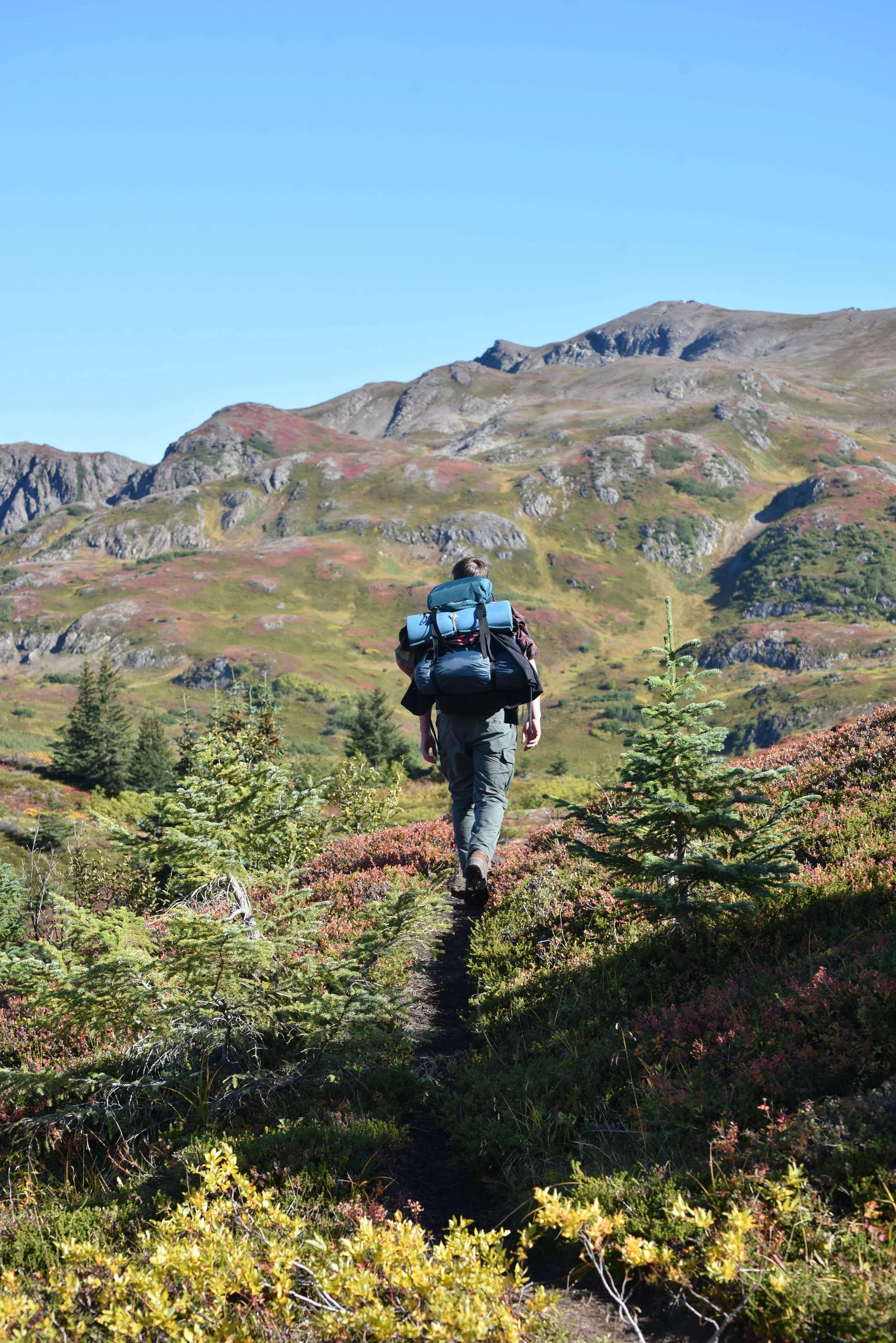 Backpacking photographer,  alaska trip photographer