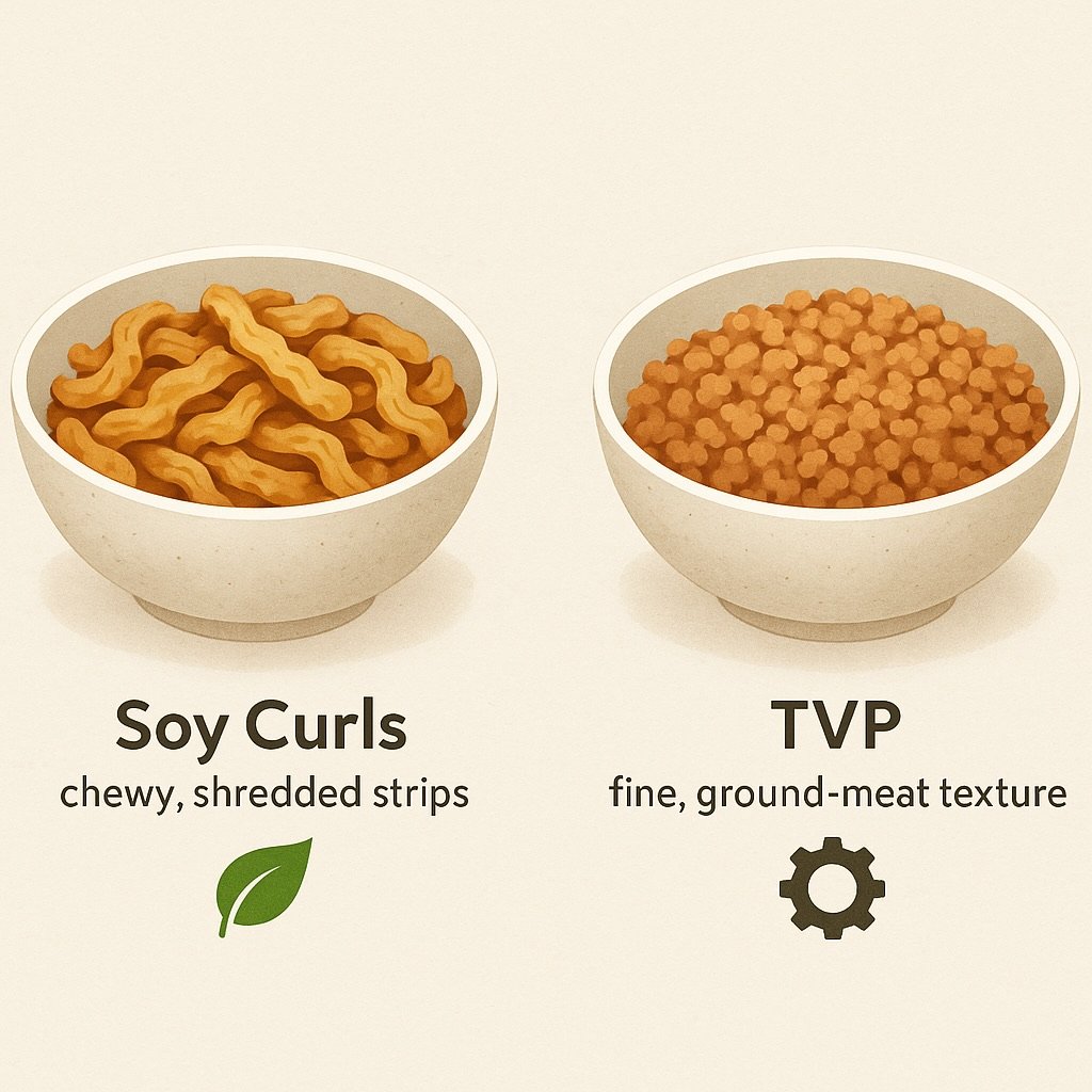 Soy Curls vs TVP: Quick Guide to Taste, Nutrition & Impact