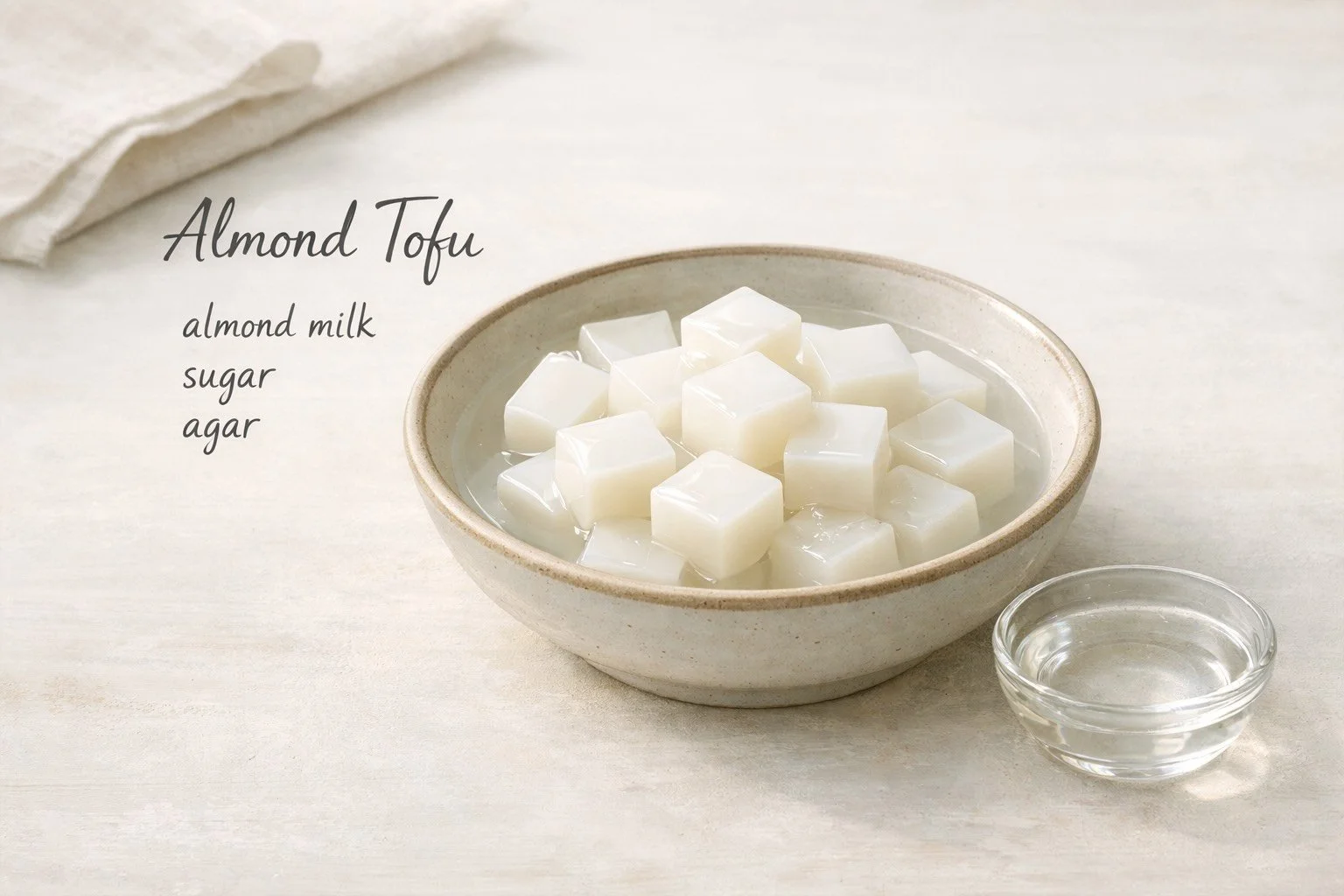 Almond Tofu – A Deliciously Creamy, Soy-Free Dessert