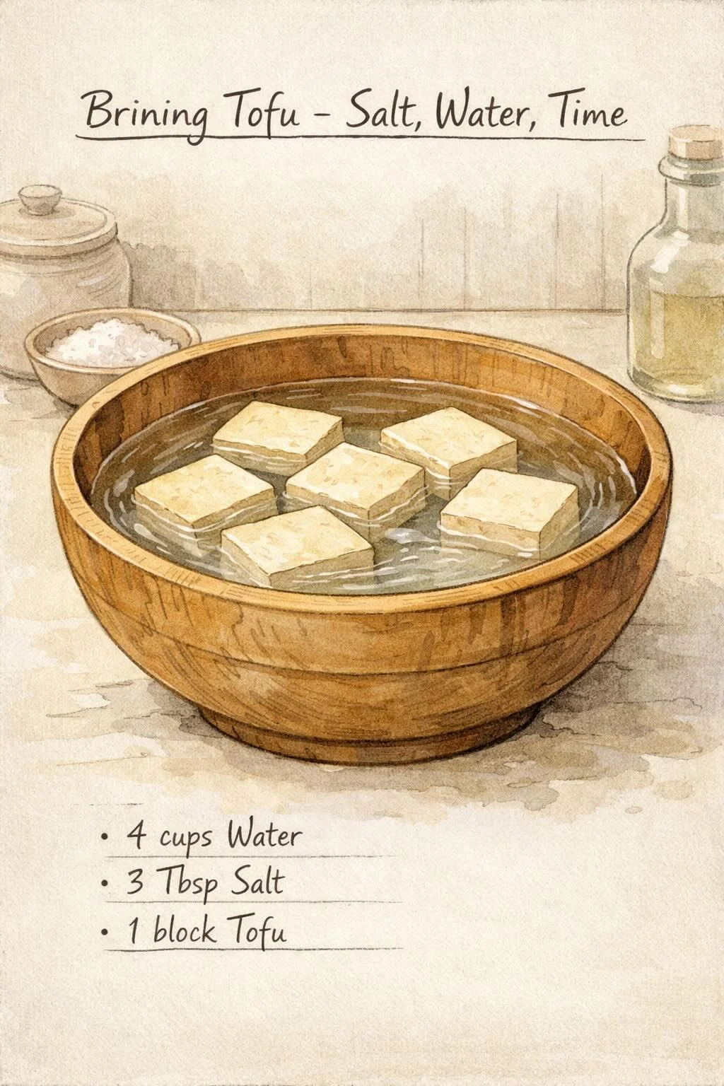 Brining Tofu – Transform Texture, Flavour with Salt &amp; Time