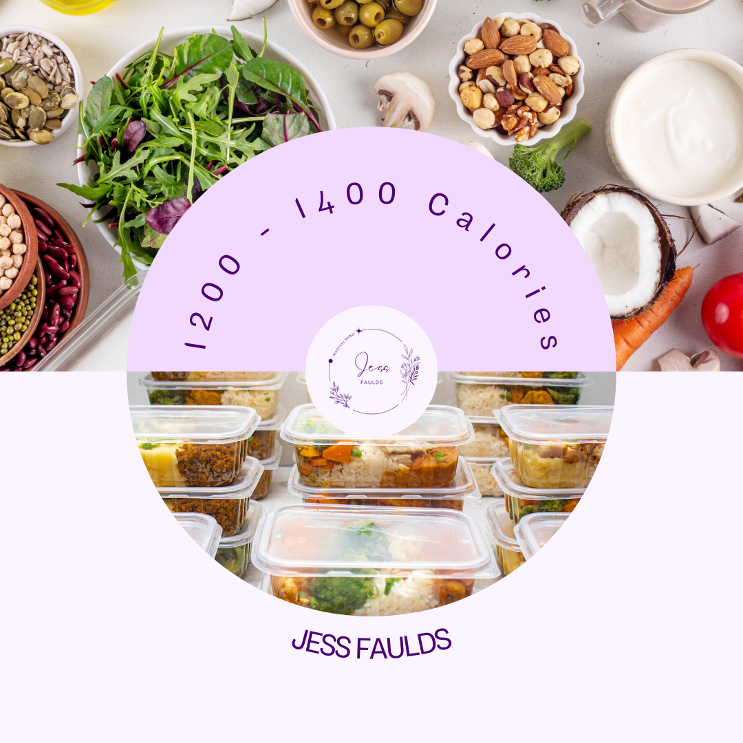 1200 - 1400 Calories | 28 Day Plant Based Meal Plan Challenge