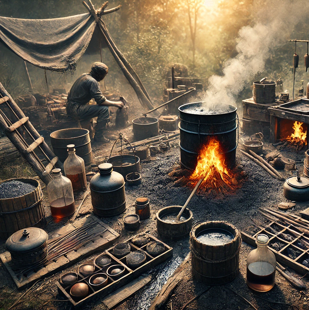 The Art of Making Charcoal