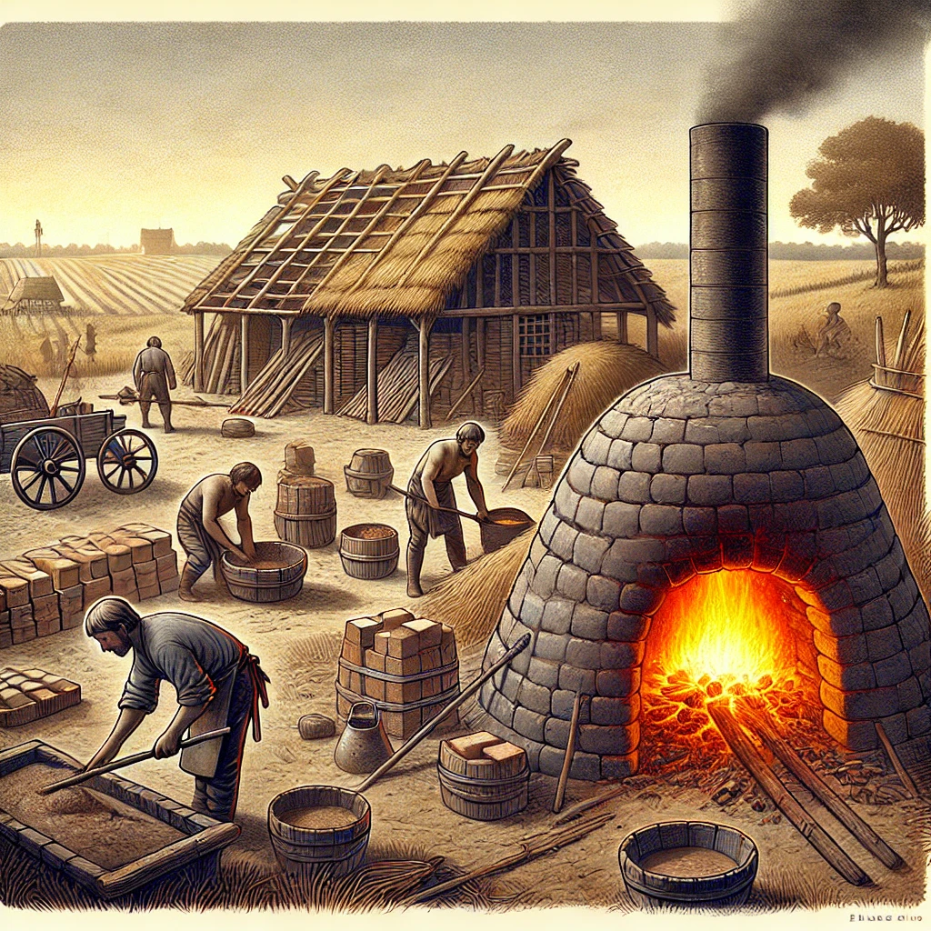 The Ancient Art of Brickmaking and Metal Smelting with Charcoal