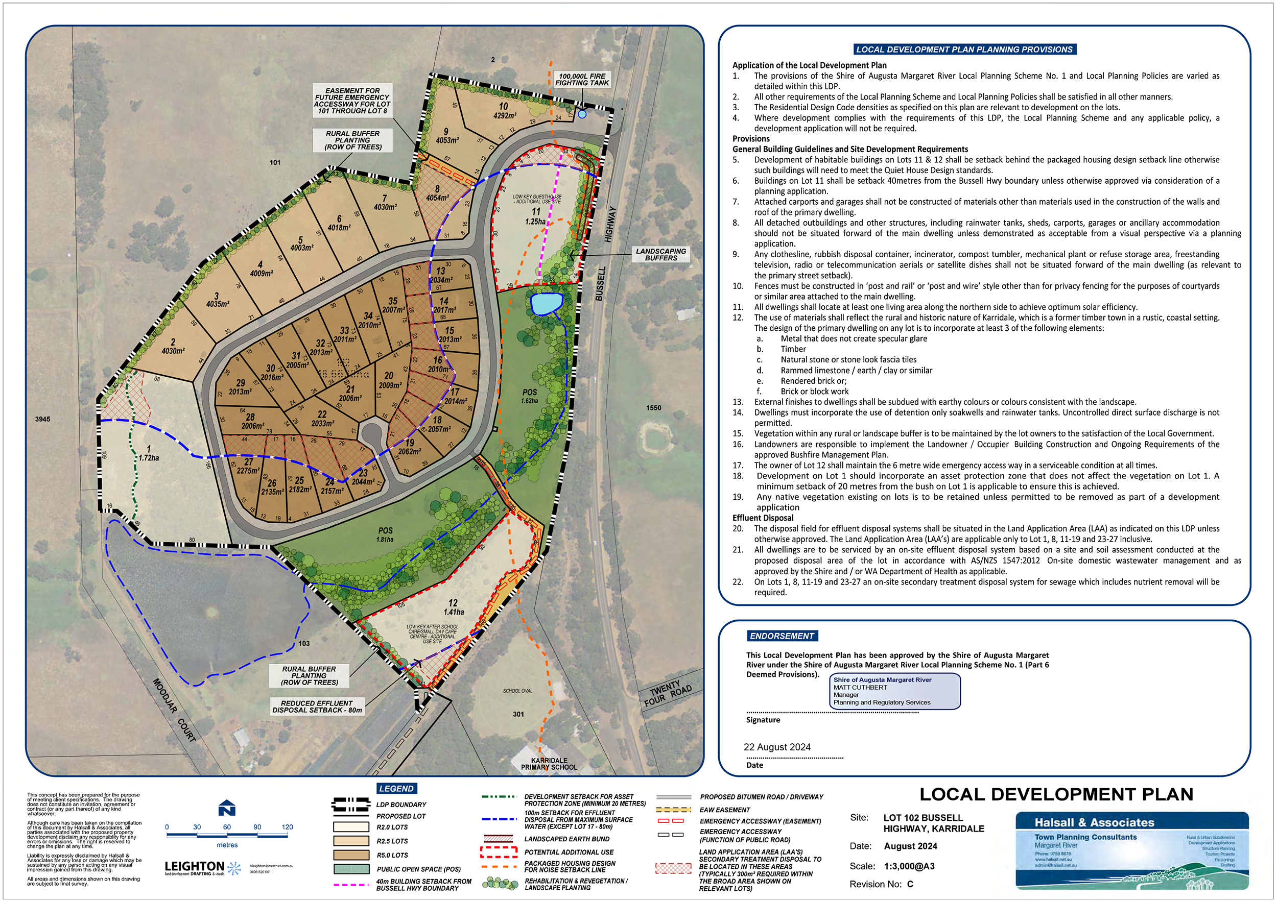 Development Plan Map Legend Example Development Plan - Karriwood Estate — Karriwood