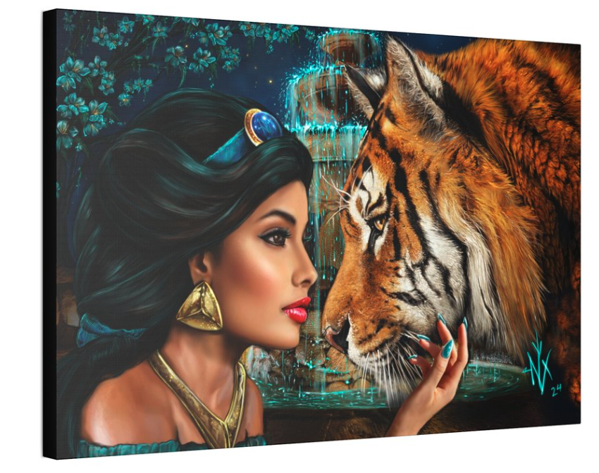 Princess and her Tiger: A Royal Encounter