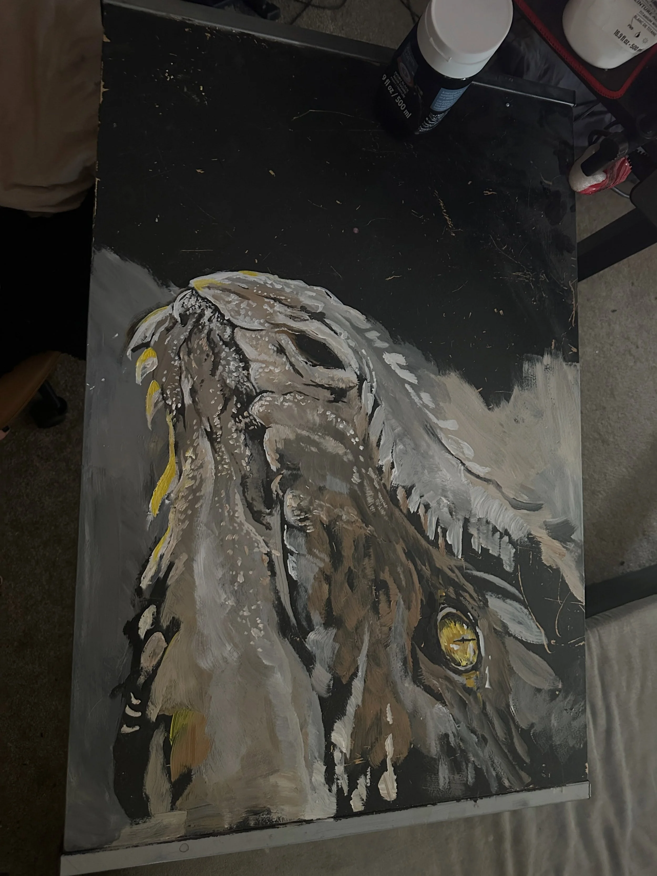 Painted this online on my twitch stream today. Started from scratch.  Not bad in 90 min 😅. Follow me next week and I will also add more to my schedule when I am painting. 

MysNyxArt at Twitch.tv

#twitch #twitchartist #fineart #dragonart