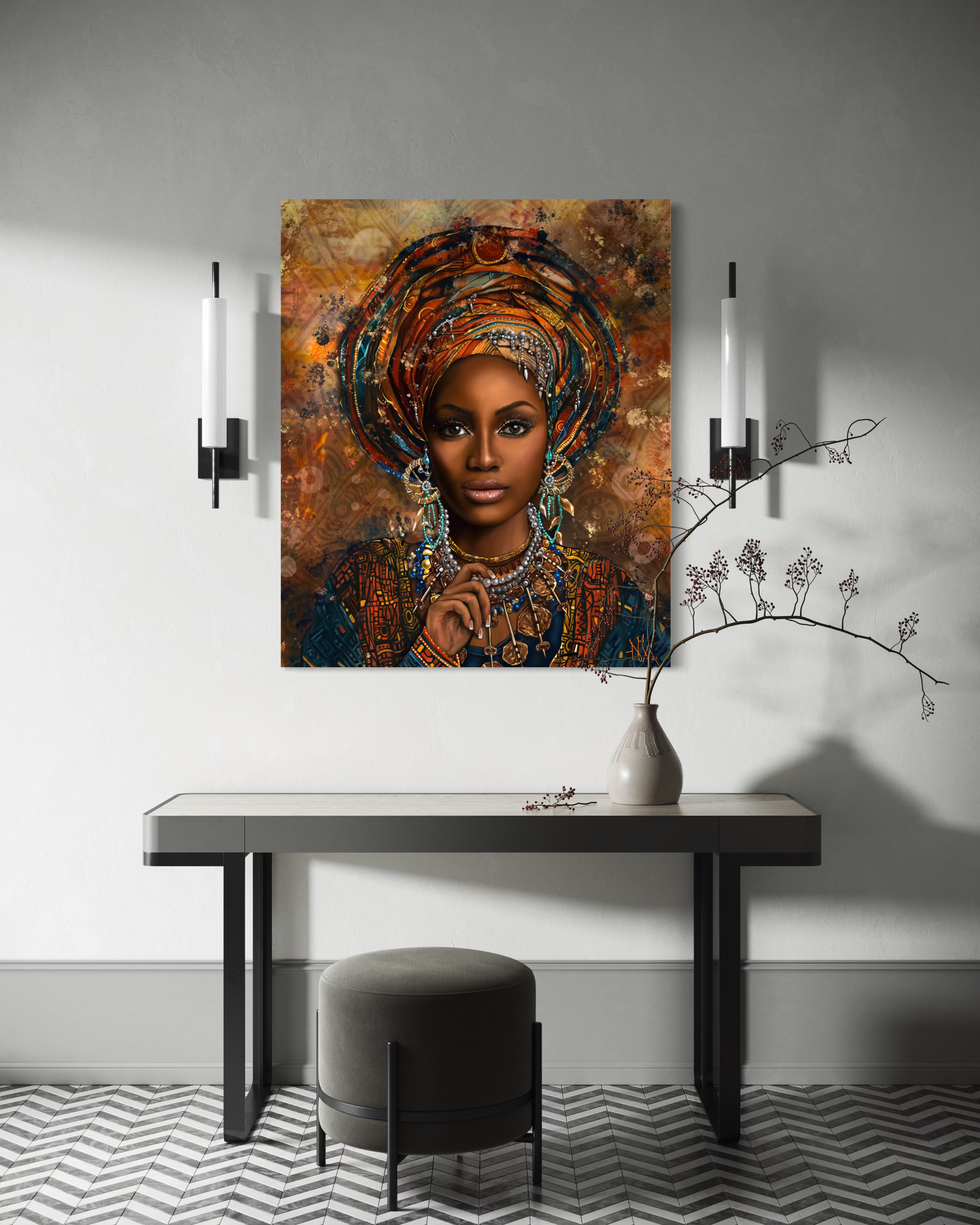 Adorned in Glory - Gallery Canvas Large Print