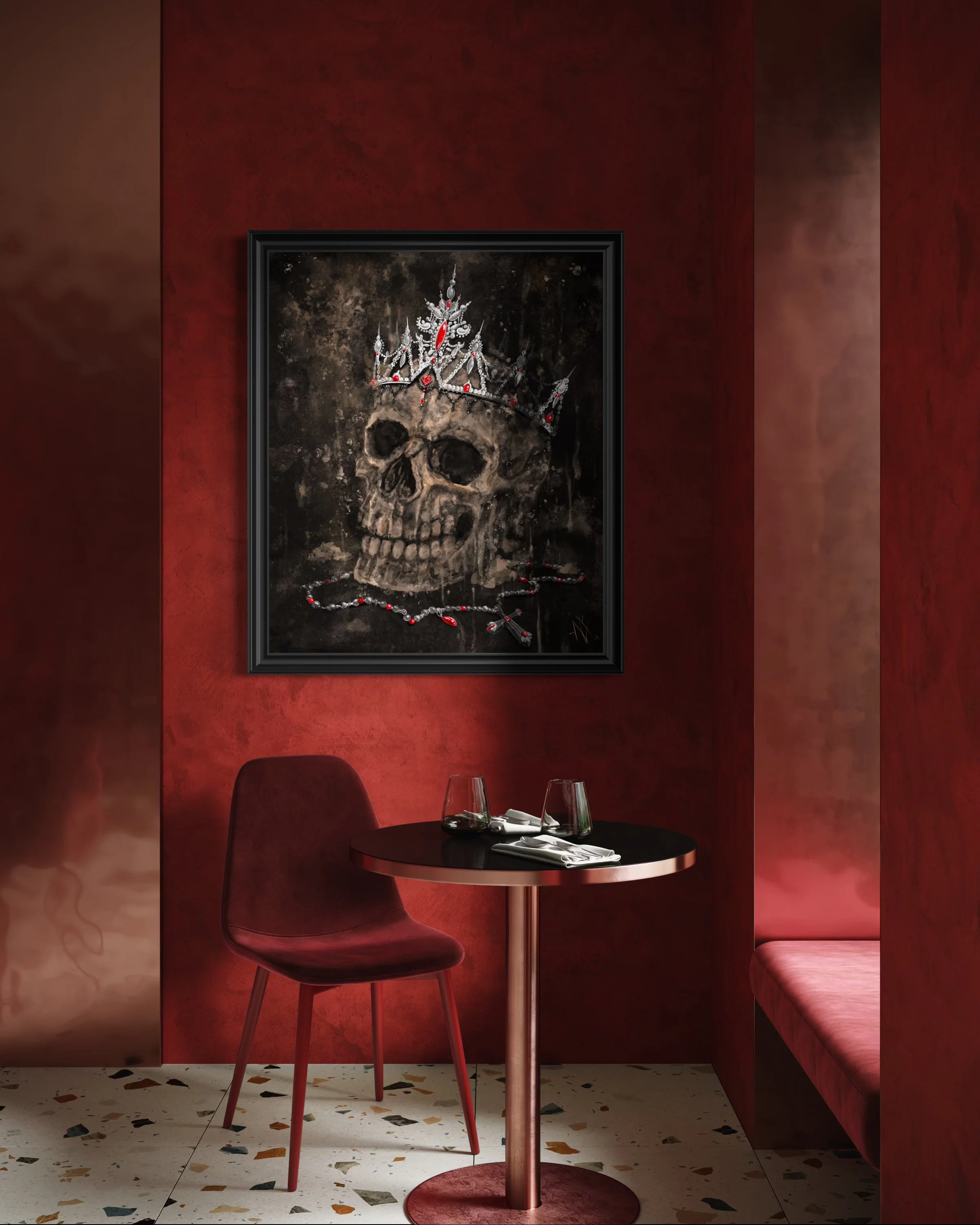 Queen of the Dead - Framed Poster Print