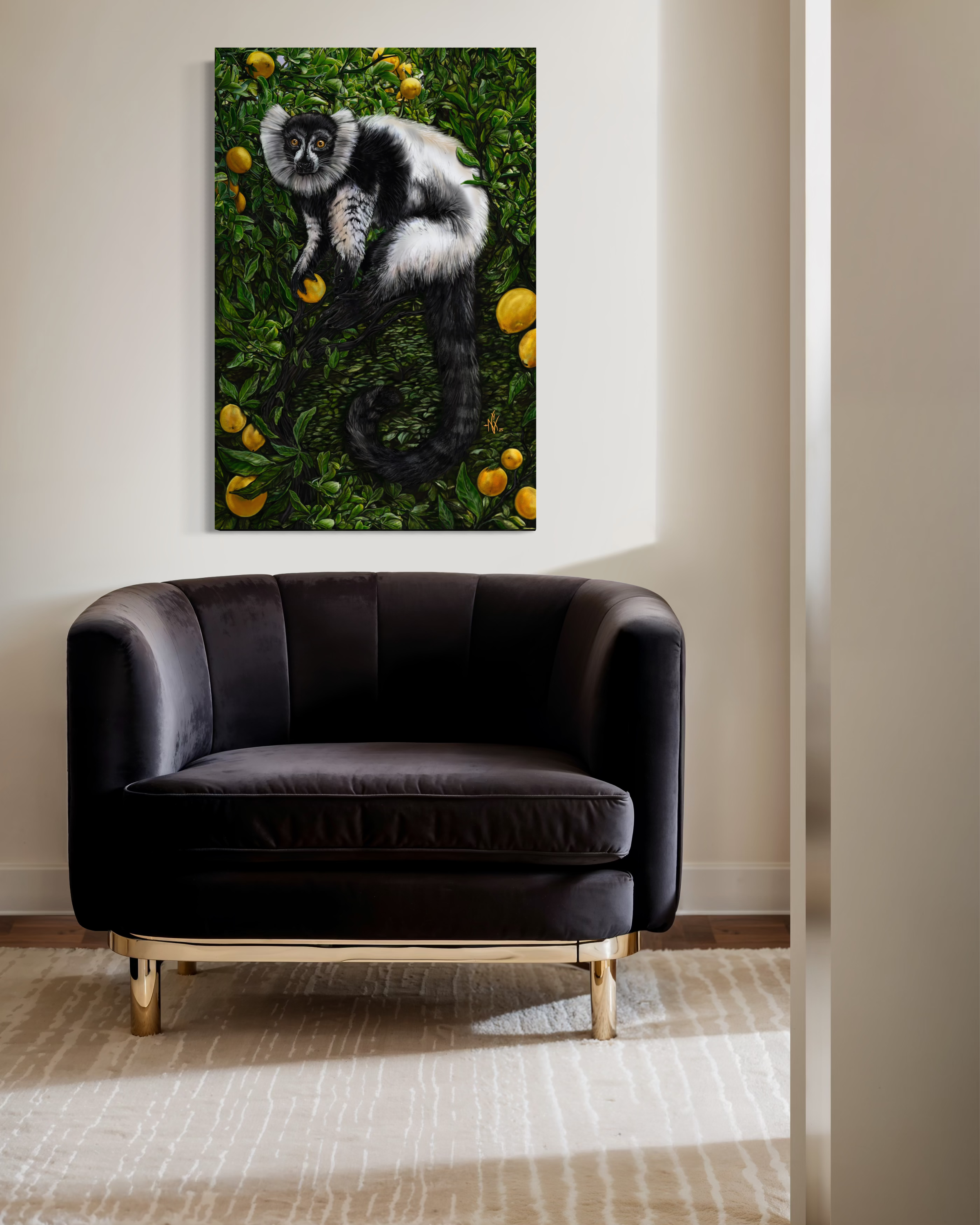 Rivo's Orange - Gallery Canvas Large Print