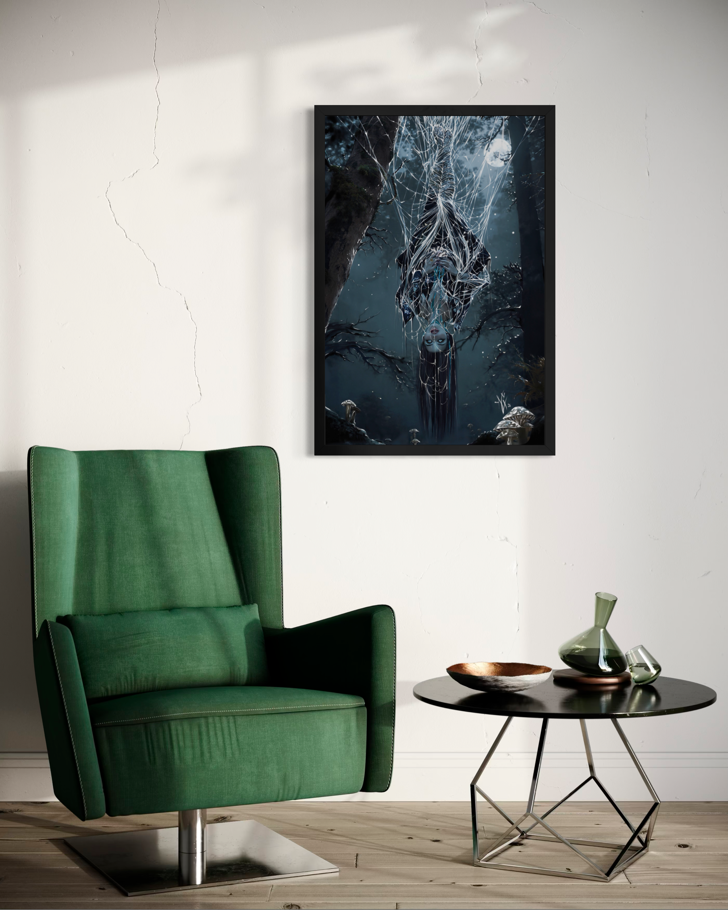 Jurogamo's Lullaby - Framed Poster Print