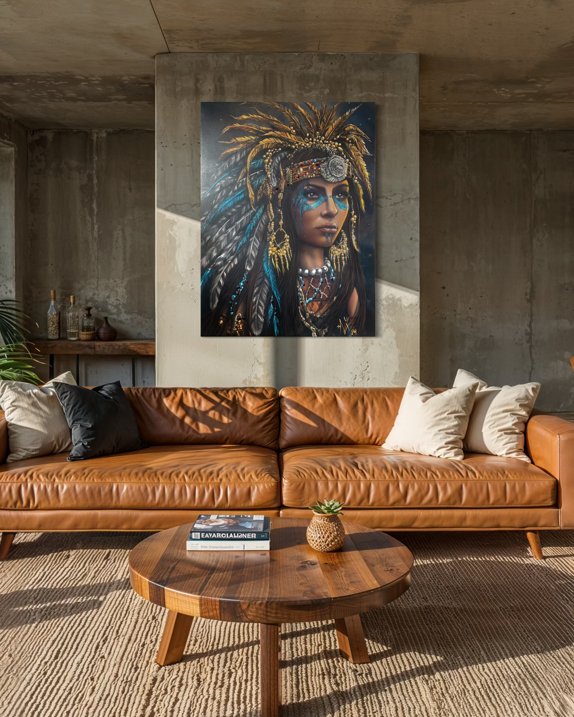 Feathers of the Dawn - Gallery Canvas Large Print