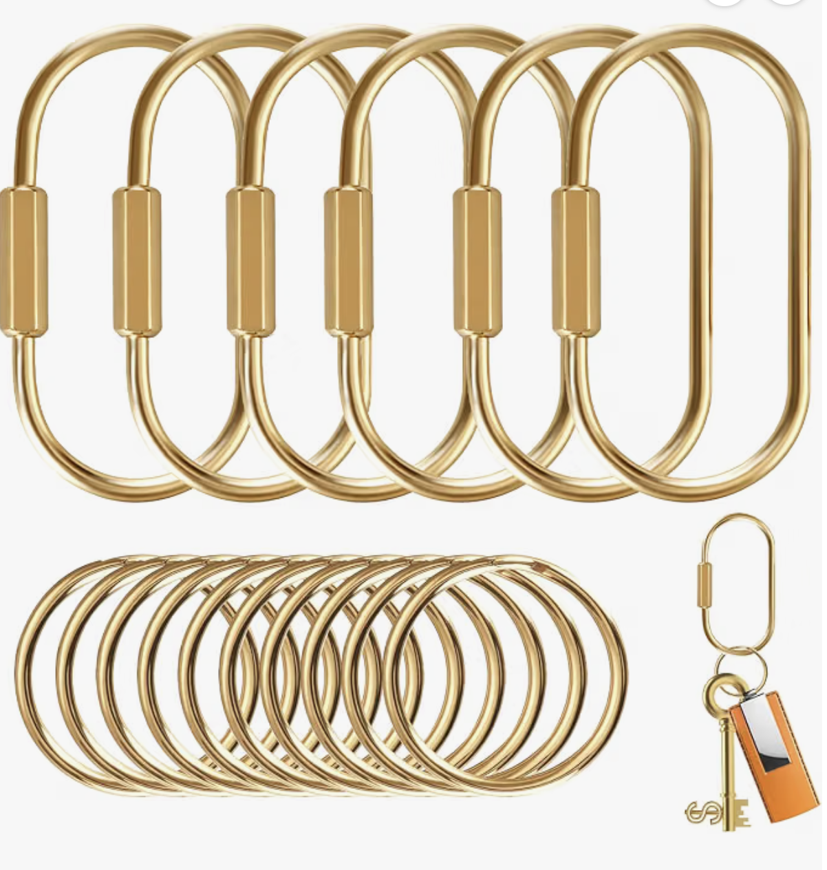Locking Key Rings