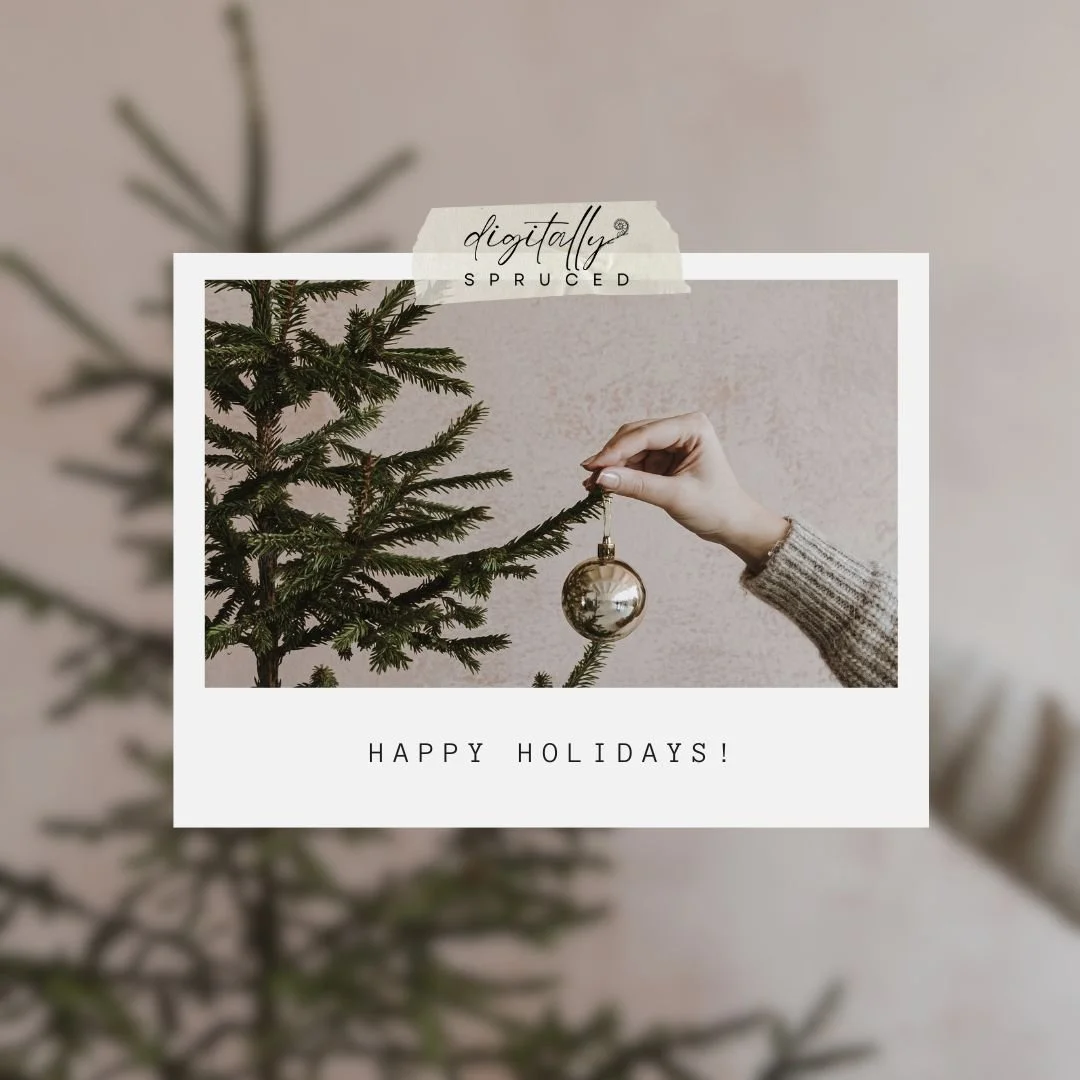 ✨ Happy Holidays from Digitally Spruced ✨

As the year settles into its winter pause, I just wanted to say thank you &mdash; for following along, supporting my work, liking, sharing, and being part of this little corner of the internet throughout 202