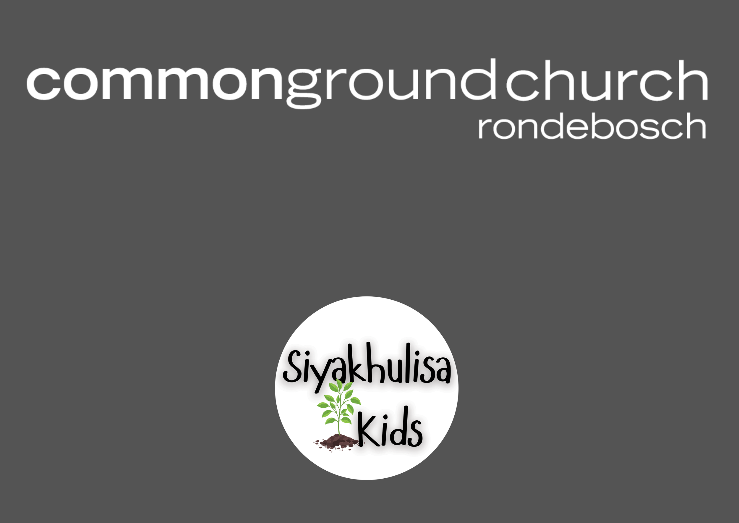 CommonGround Rondebosch Training