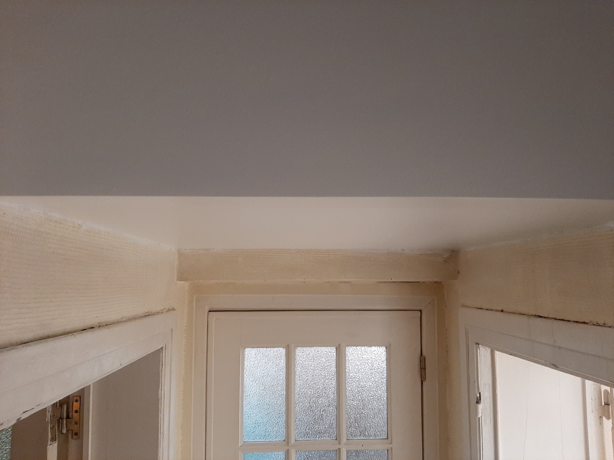 Changement d'évacuation, position de plafond Gyproc