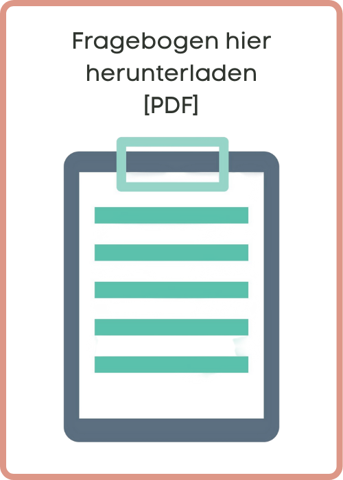 Ein Notizzettel auf einem Klemmbrett mit mehreren horizontalen Linien, die Text darstellen.