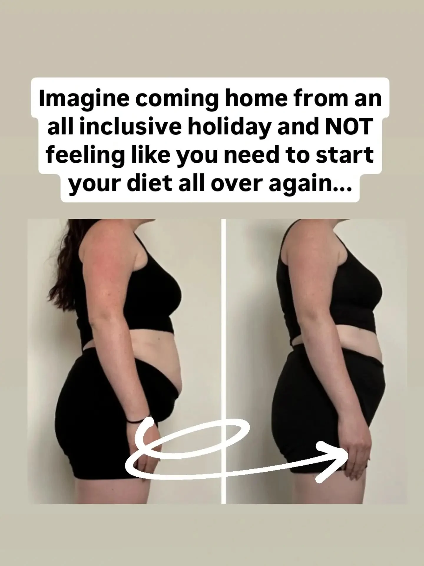 How many times have you told yourself you'll start losing weight AFTER something?

After the holiday. After half term. After Christmas. When life is a bit less hectic.

One of my Hot Mum Movement clients could have done exactly that. She had an all-i