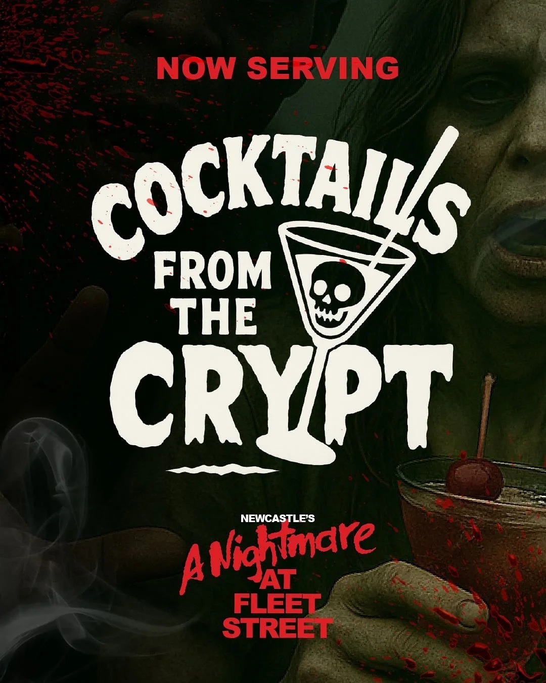 The crypt’s been cracked open and the spirits are pouring… 💀
Cocktails from the Crypt have arrived at Fleet Street — try our Lemon & Slime or Red Rum Punch, only £7 each or 2 for £10 🍸
Join us this Friday for A