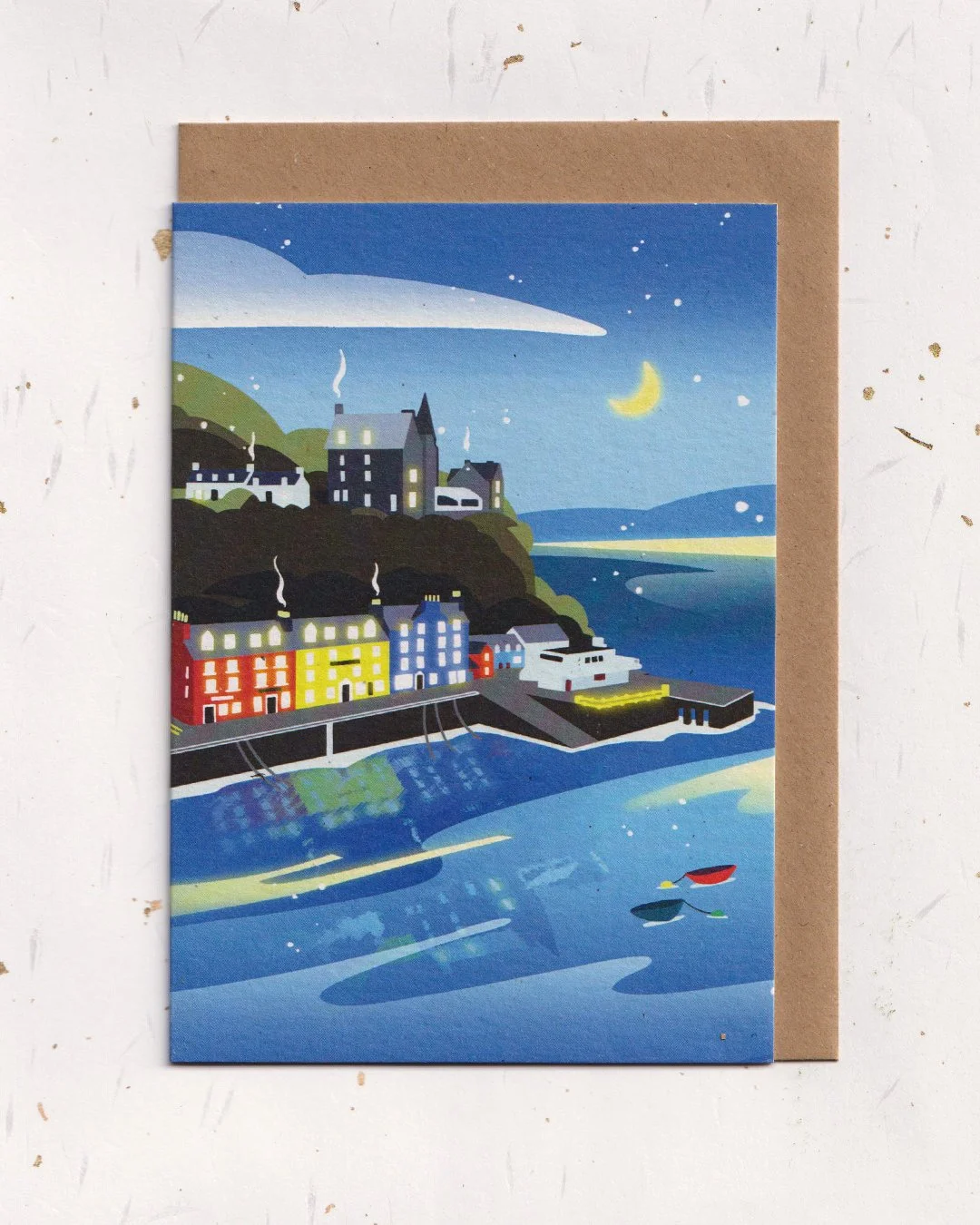 Tobermory Lights - Christmas Card