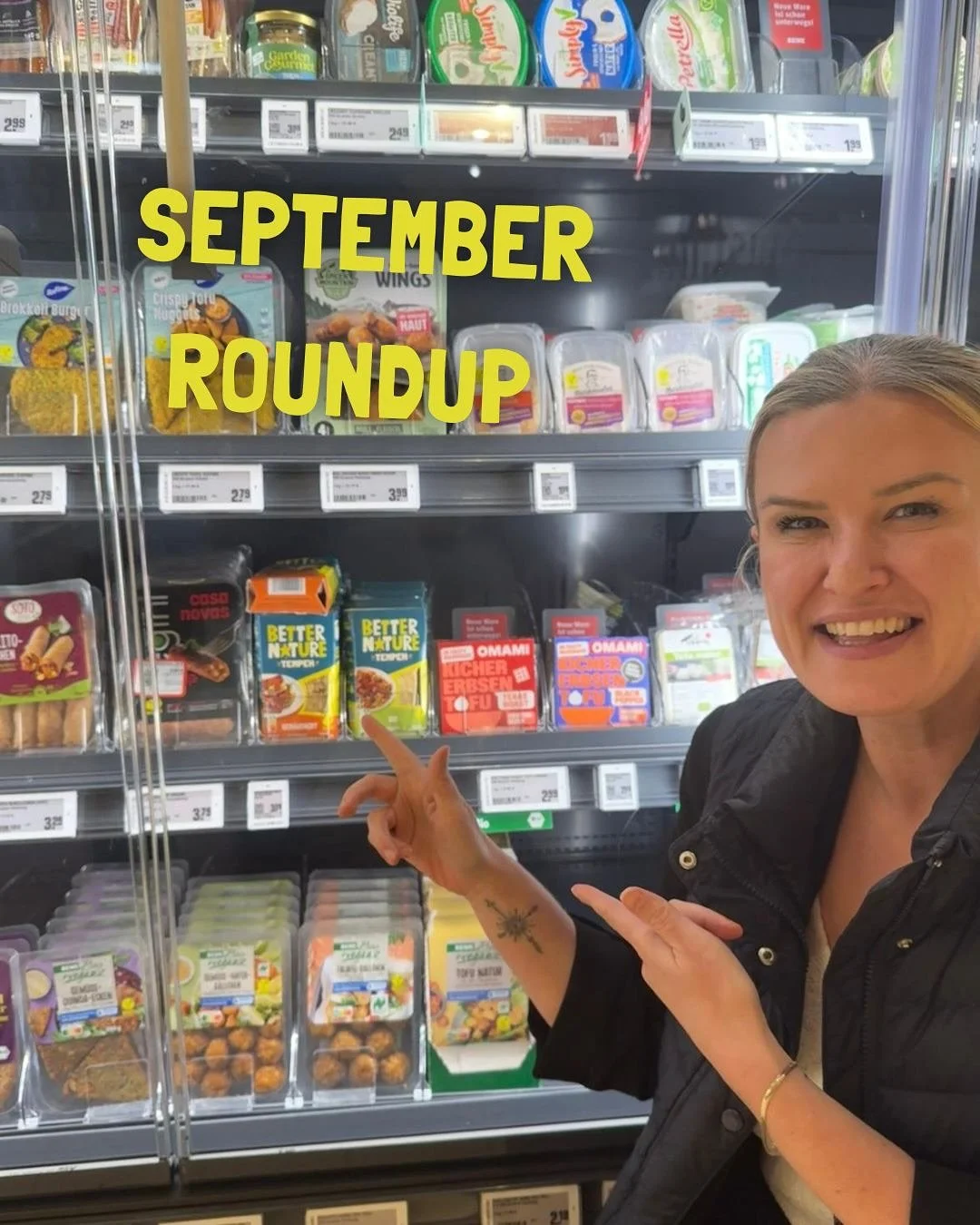 September Roundup 🌟

1. Always a thrill spotting our packs on shelves in Germany 🇩🇪
2. Huge shoutout to our co-founder @driando his article is now the most cited tempeh paper in the world 🤯
3.The countdown to mat leave is on for our brilliant Hea